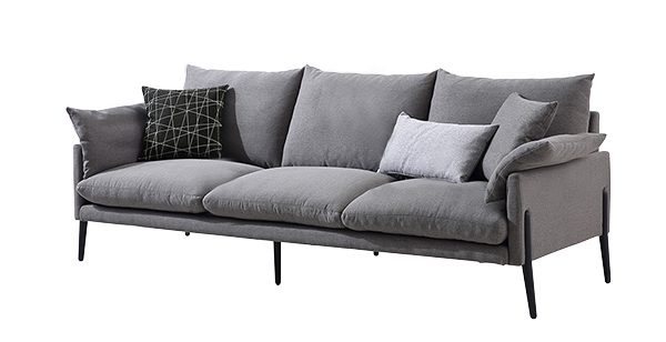 Erica 3-Seater Sofa – Grey