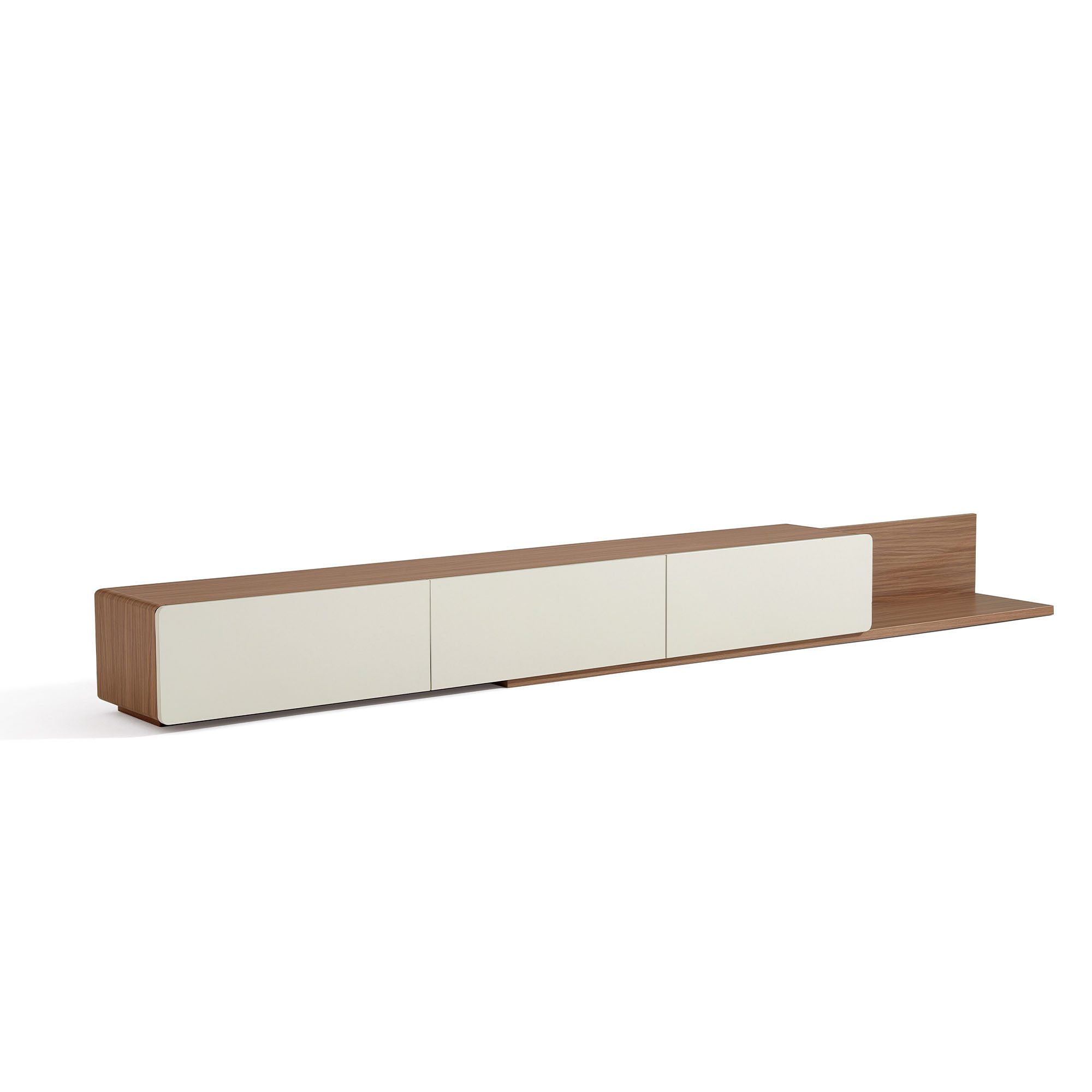 Ayelin Extendable TV Console with Drawers