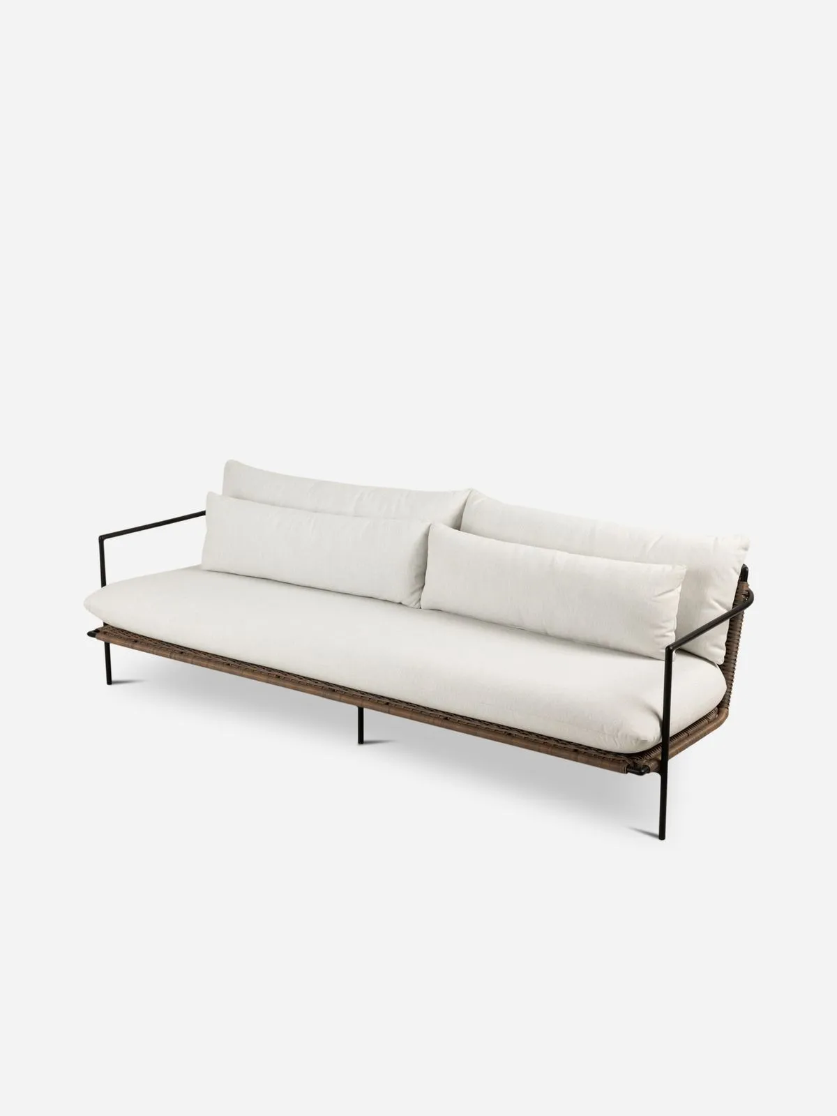 Eldric Outdoor Sofa – Natural Finish