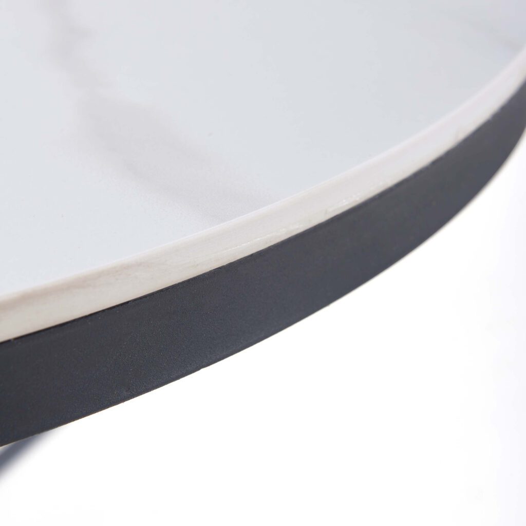 Jukka White Sintered Nesting Coffee Table Set