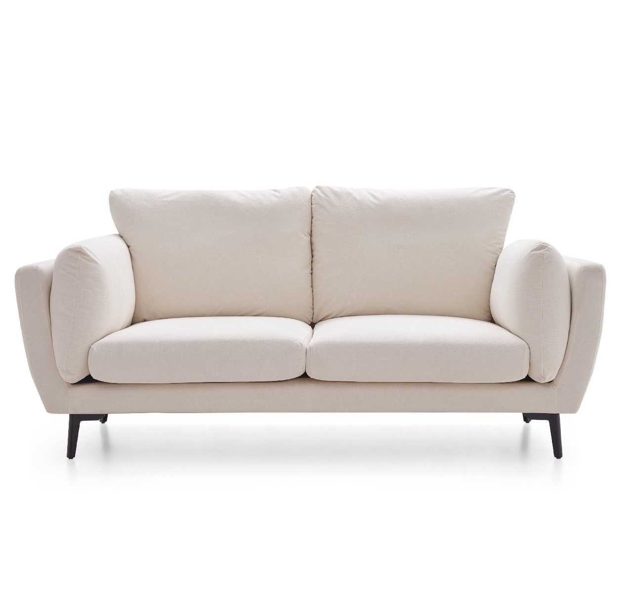 Aledwen 2-Seater Sofa – White Fabric