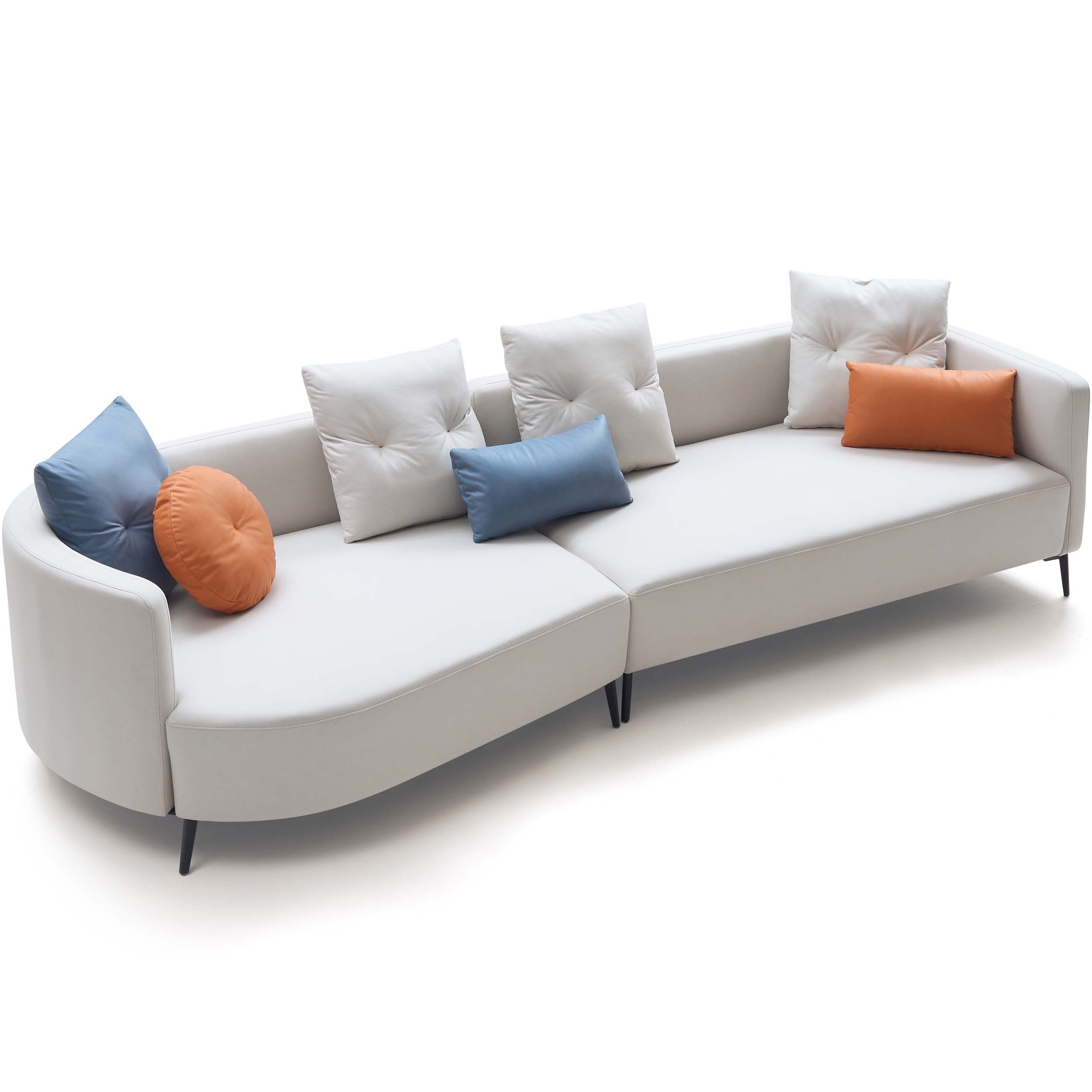 Westbroc 4-Seater Sofa with Right Chaise – Off White