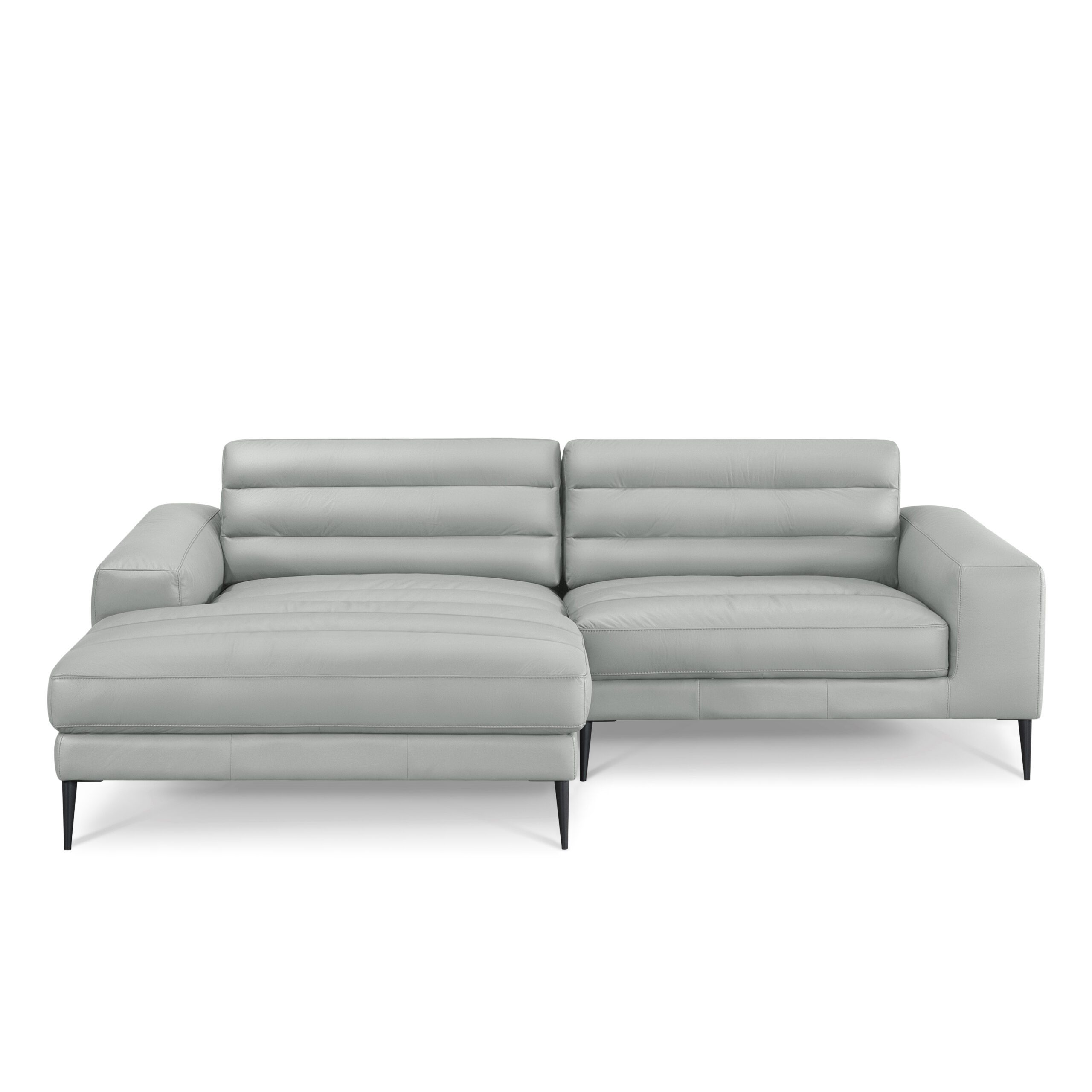 Vicente L-Shape Full Leather Sofa – Top Grain European Leather
