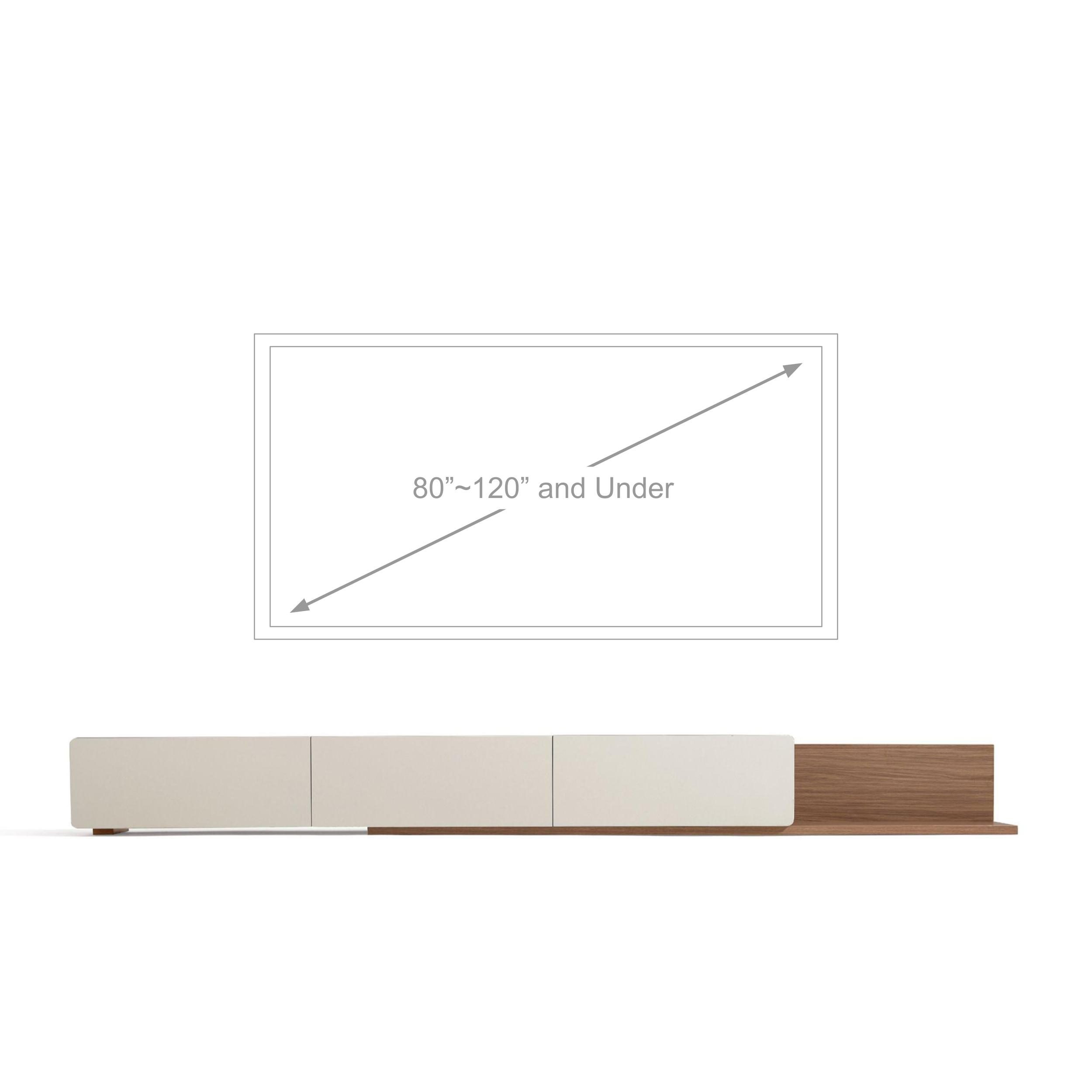 Ayelin Extendable TV Console with Drawers