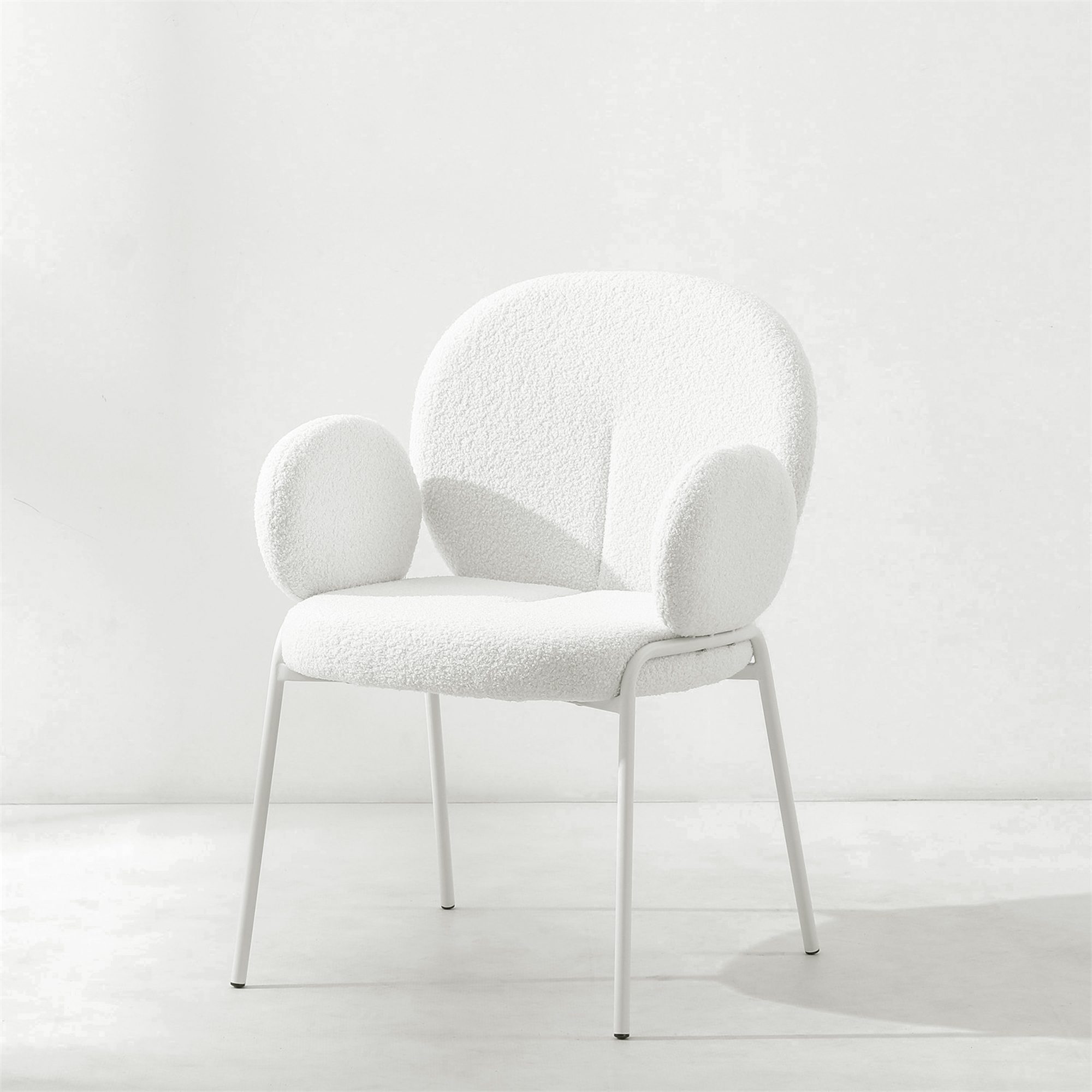 Dantel Sherpa Fabric Armchair