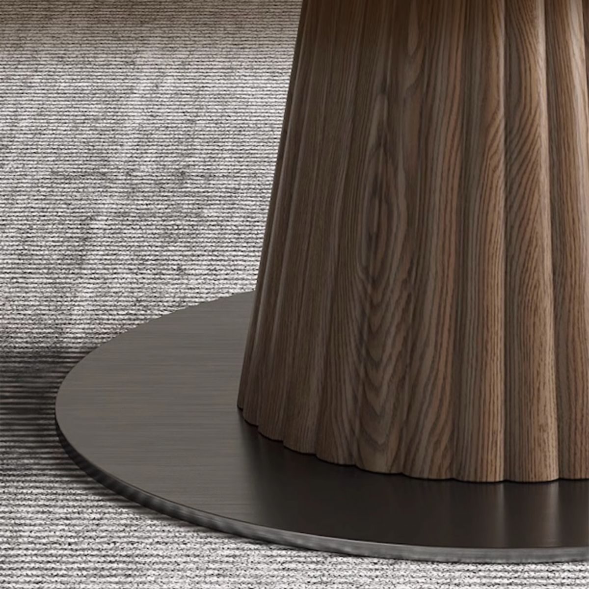 AOKA Elowen Round 4-seater Dining Table Set