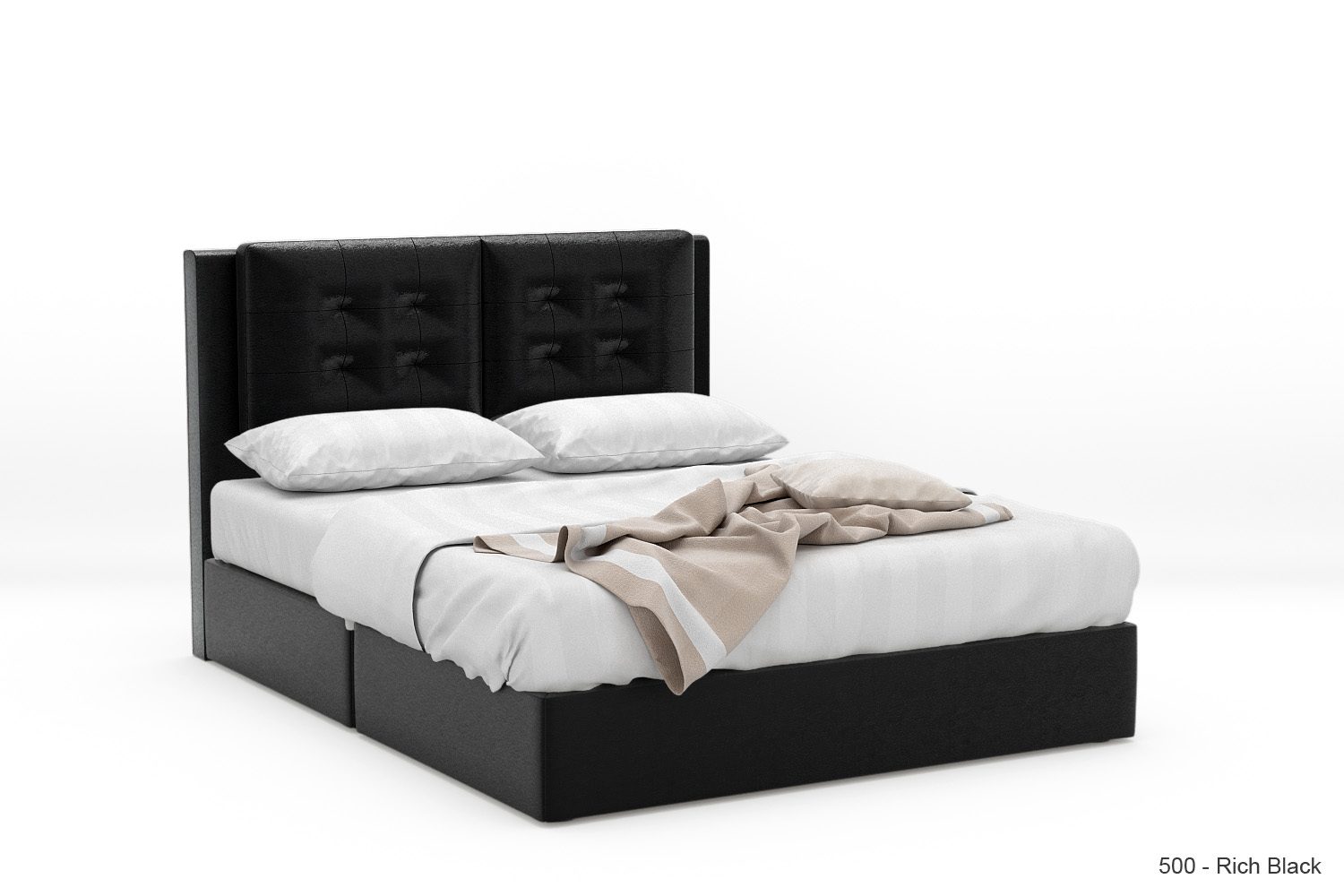Ontonix Faux Leather Bed Frame