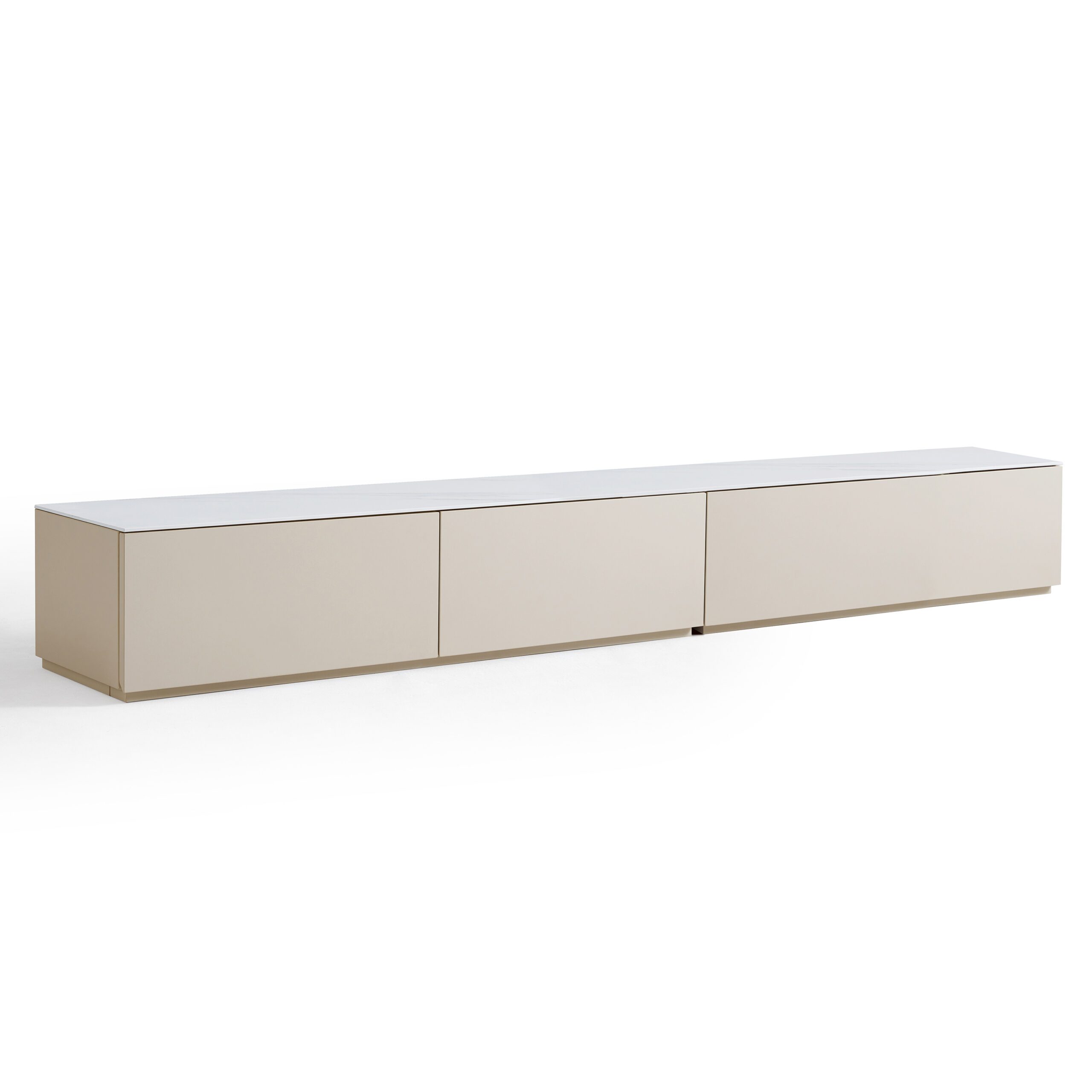 Aghil 2.0M Sintered Stone TV Console – Grey