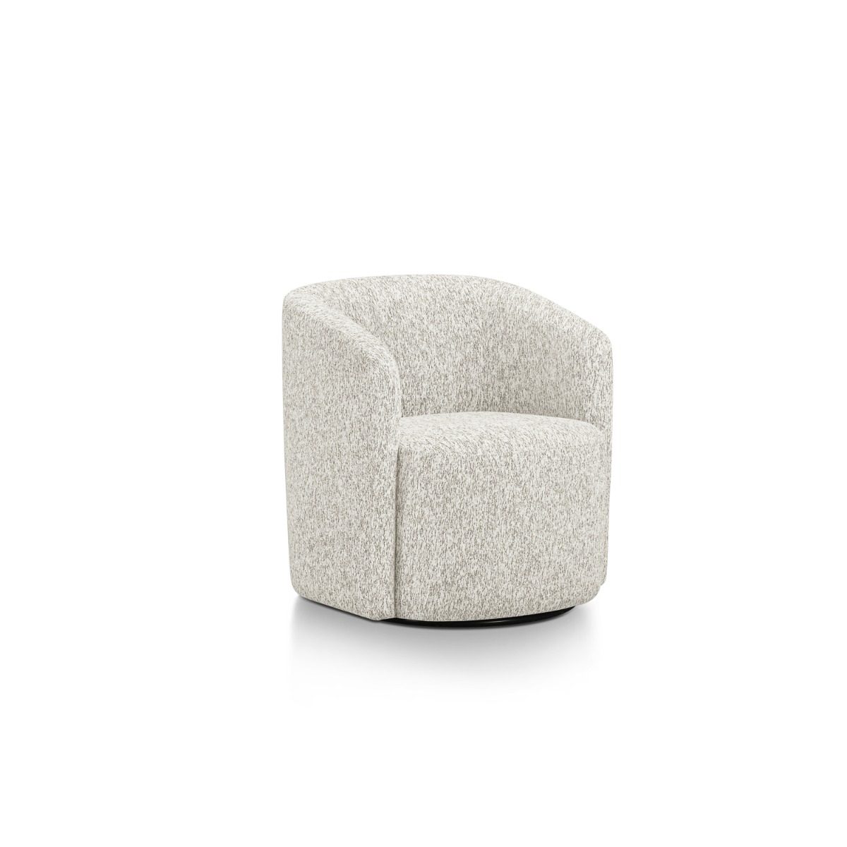 Shireen Swivel Lounge Chair in Royal Beige