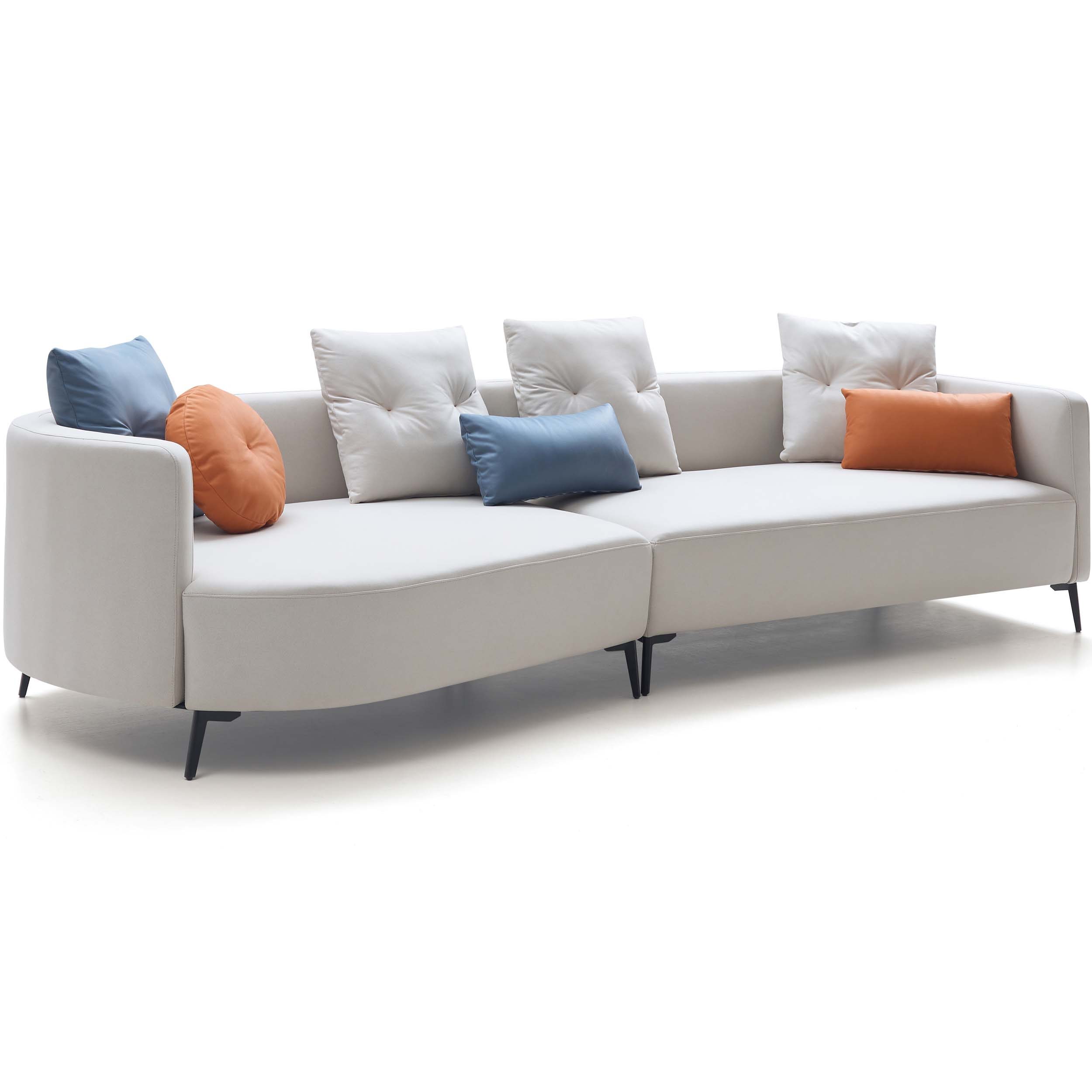 Westbroc 4-Seater Sofa with Right Chaise – Off White