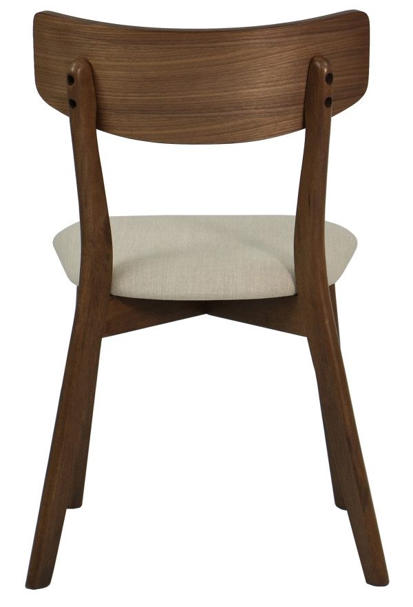 Ross 1+8 Walnut Dining Set with Cream Seats