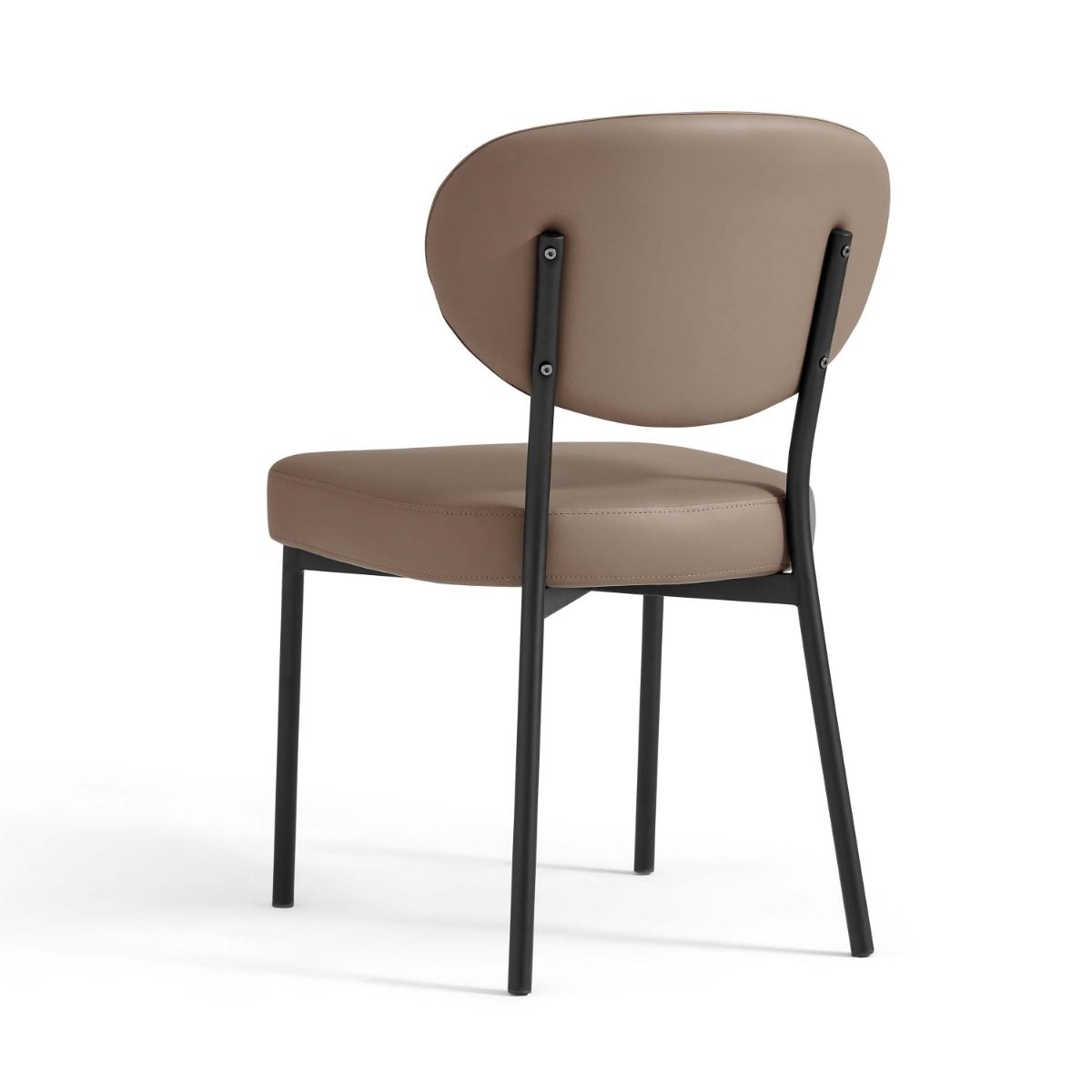 Choni Faux Leather Armless Chair