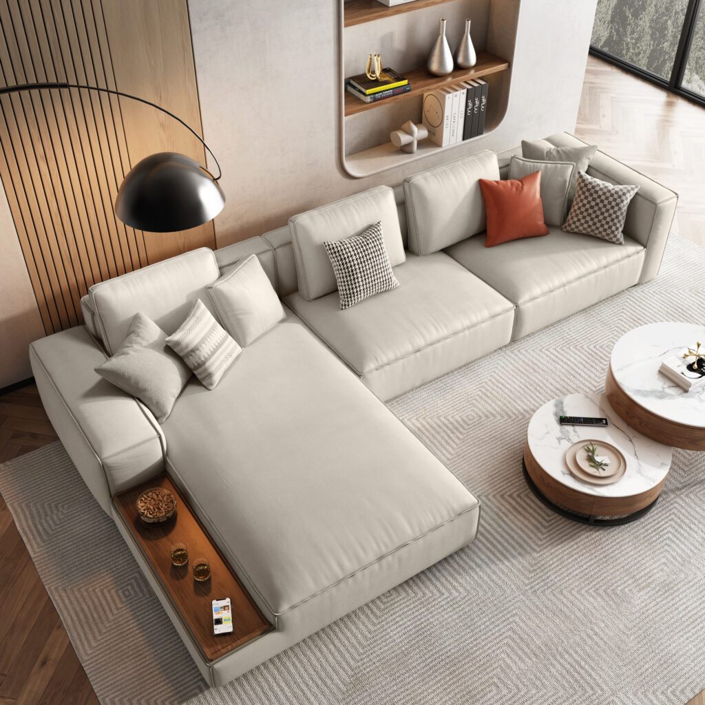 Siddell Premium 4-Seater L-Shape Sofa