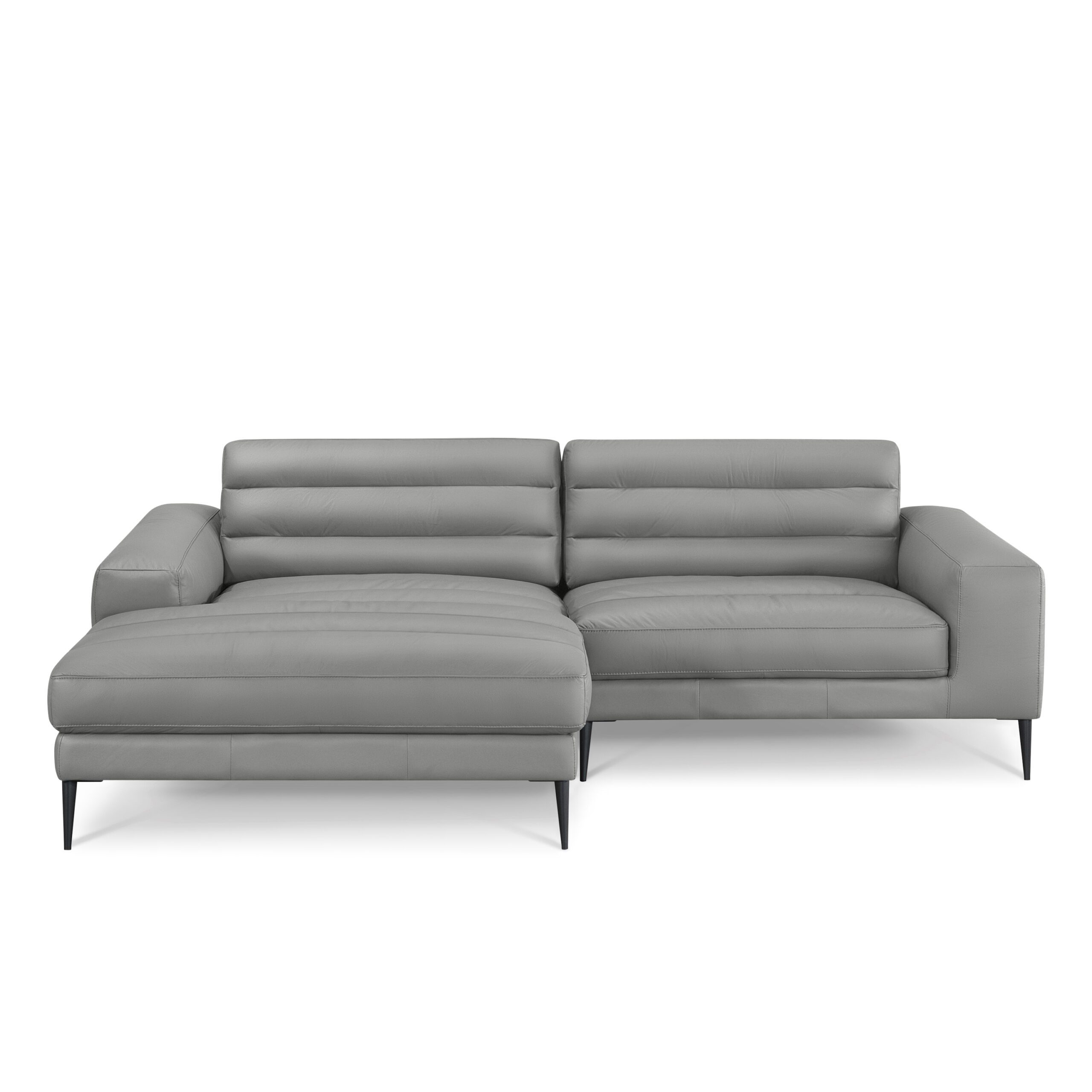 Vicente L-Shape Full Leather Sofa – Top Grain European Leather