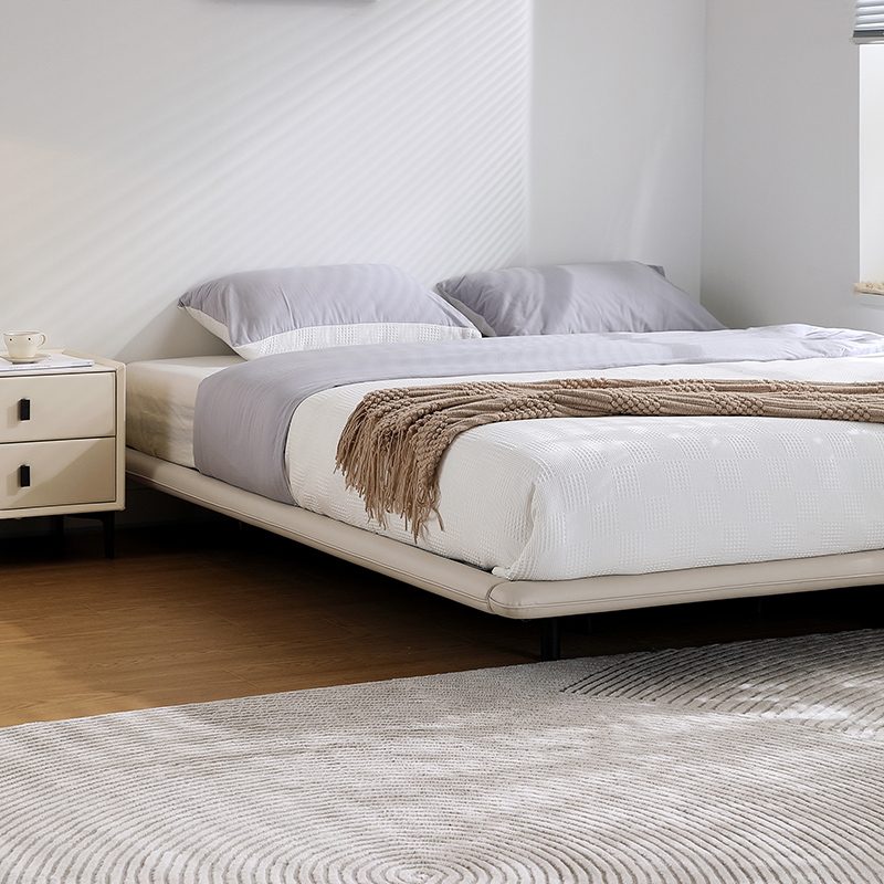 Lawton Faux Leather Divan Bed Frame with 2 Free Pedestals