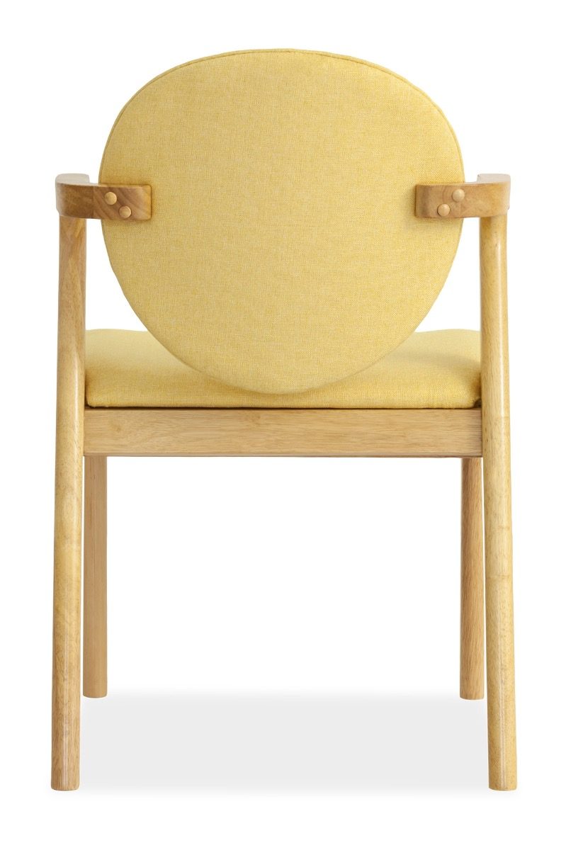 Ronny Arm Dining Chair – Natural