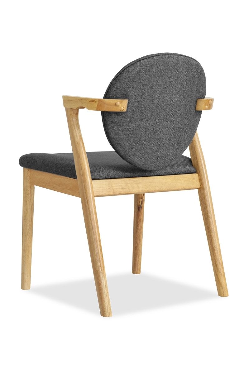 Ronny Arm Dining Chair – Natural