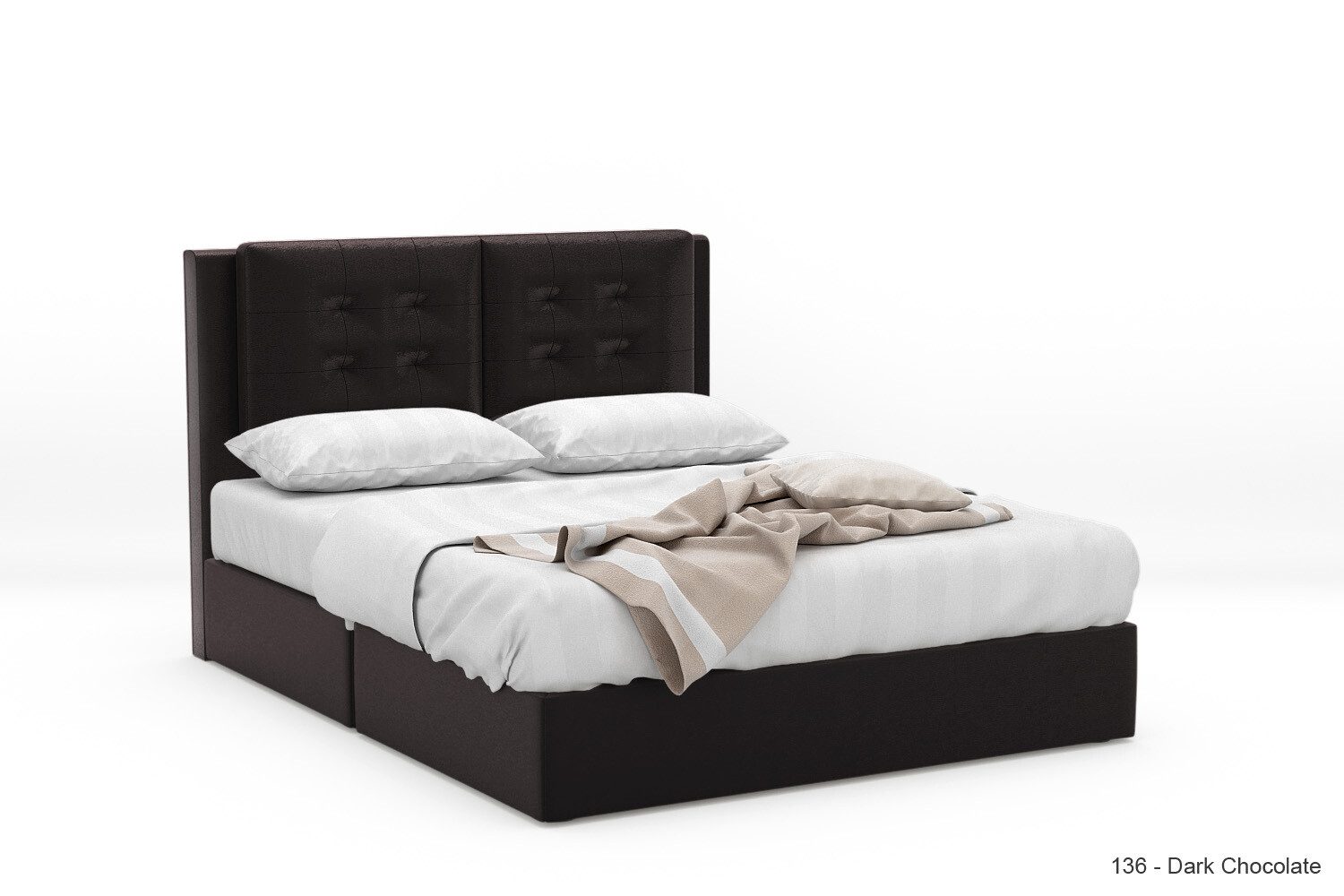 Ontonix Faux Leather Bed Frame