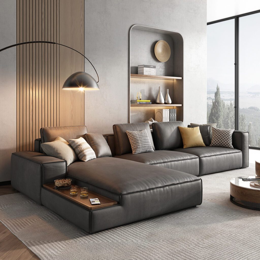 Siddell Premium 4-Seater L-Shape Sofa