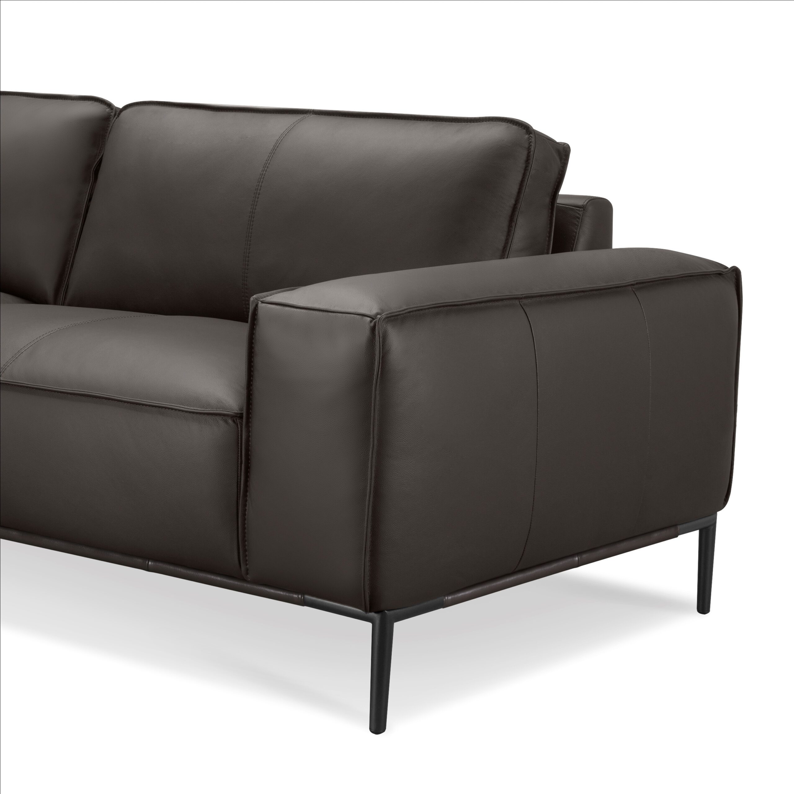 Roque L-Shape Full Leather Sofa
