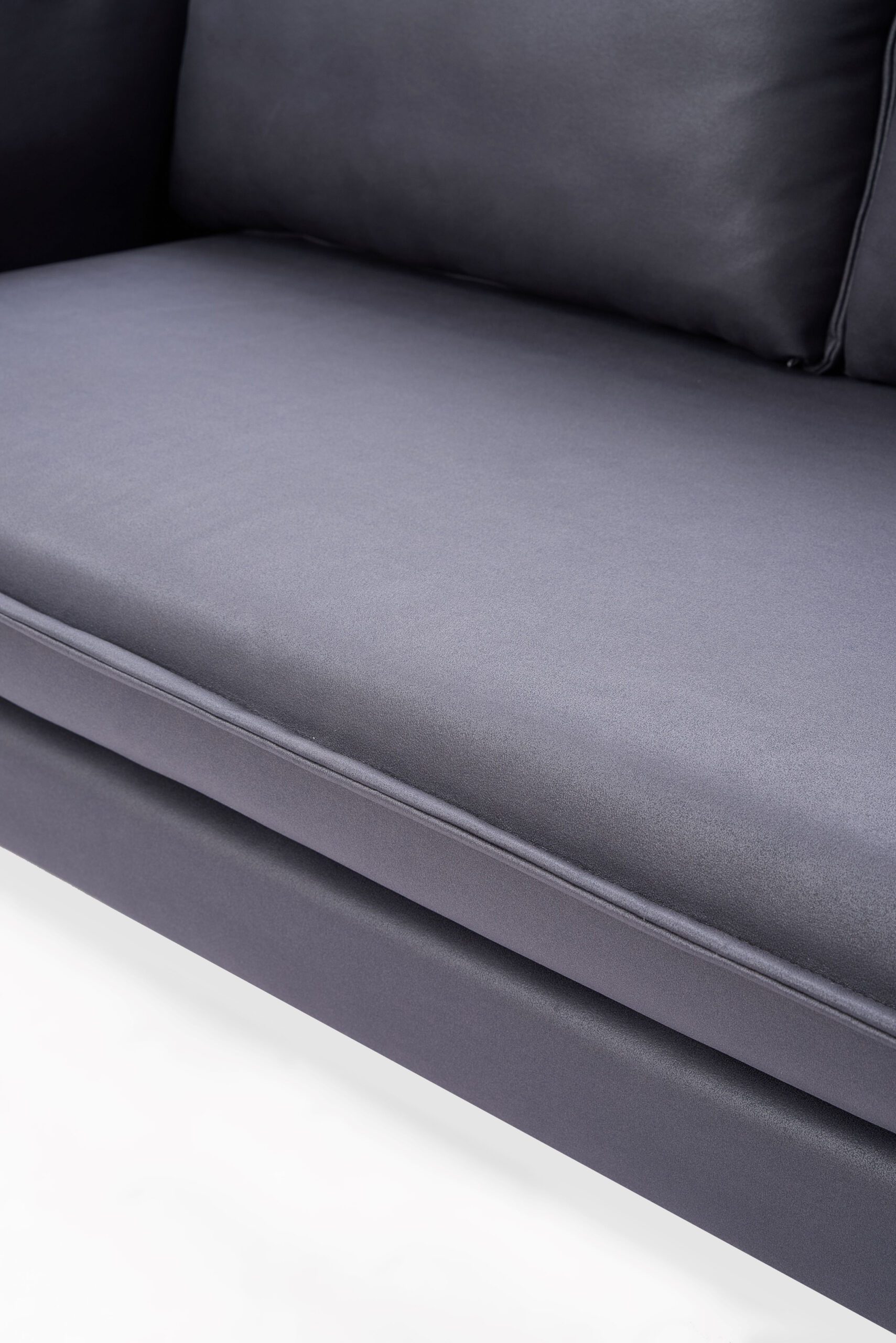 Adain 4-Seater Leathaire Sofa – Grey