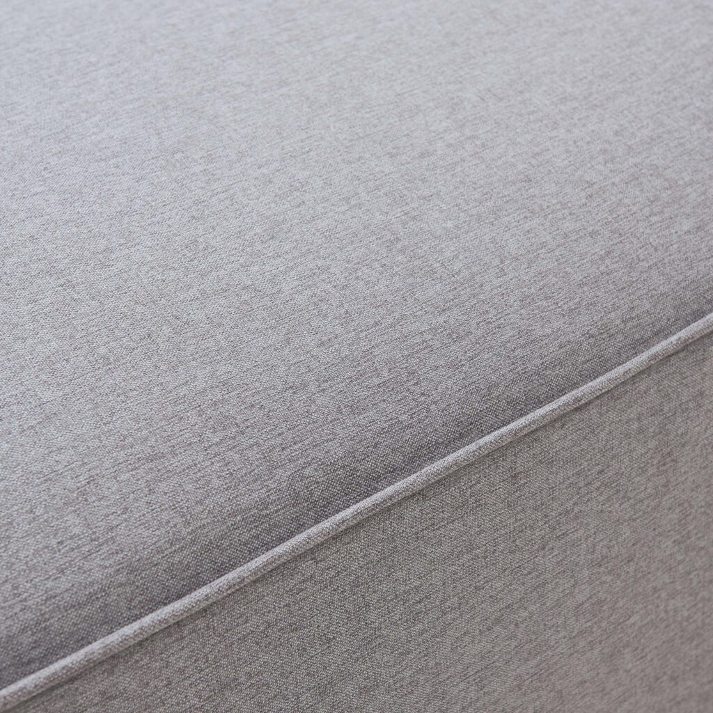 Tuomas 3-Seater Sofa with Ottoman – Light Grey