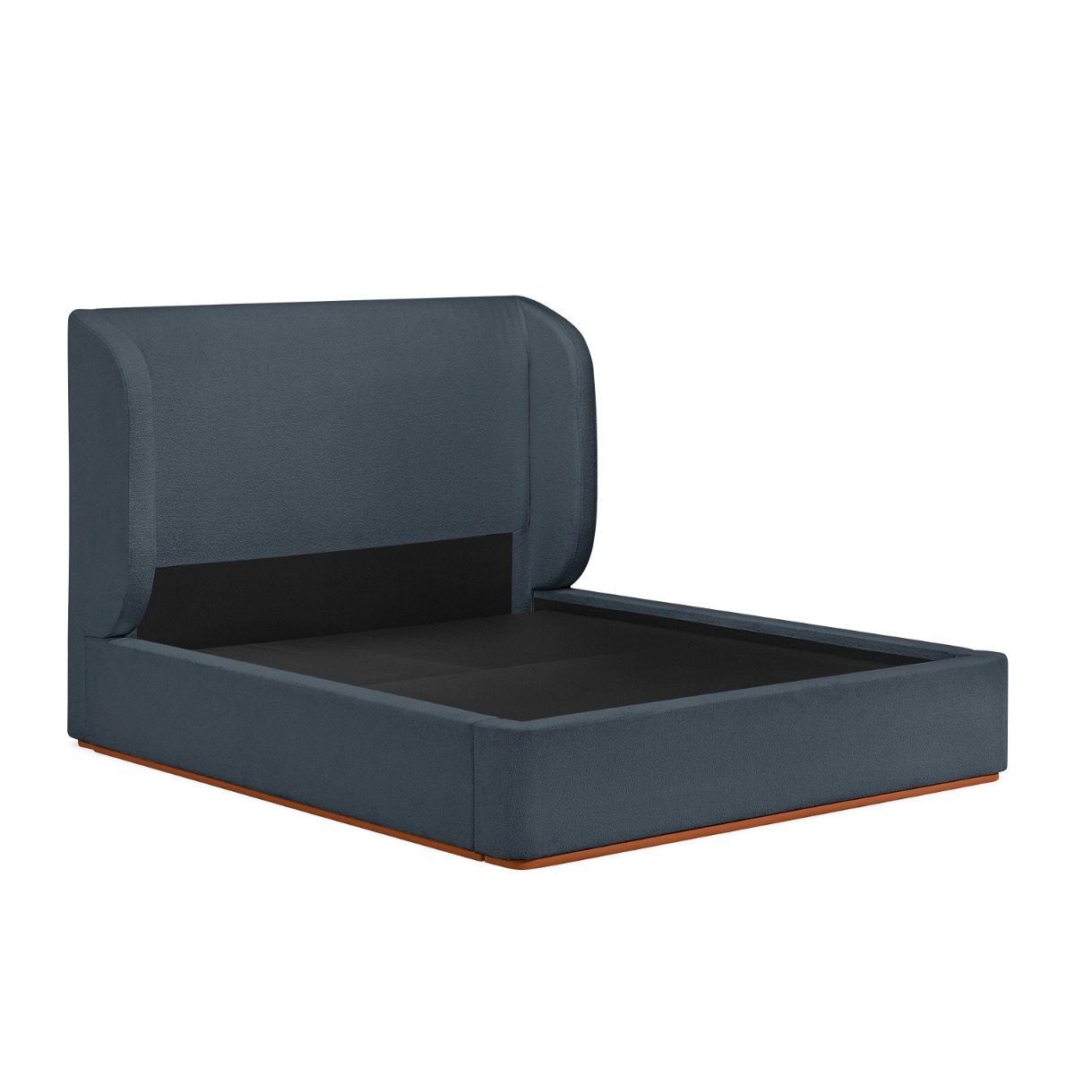 Rosaura Wabi-Sabi Boucle Fabric Bed Frame