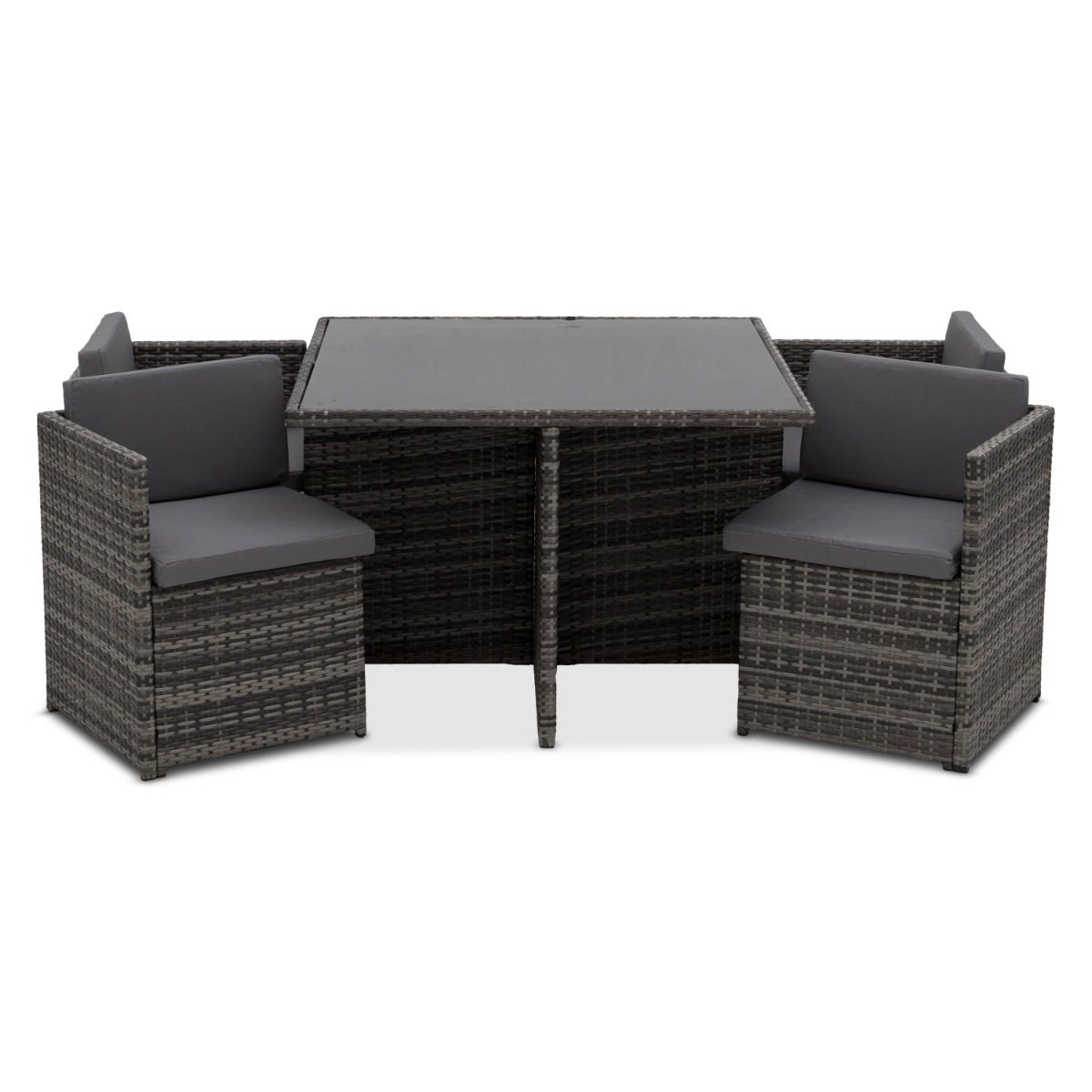 Amara 5-Piece Compact Rattan Dining Set