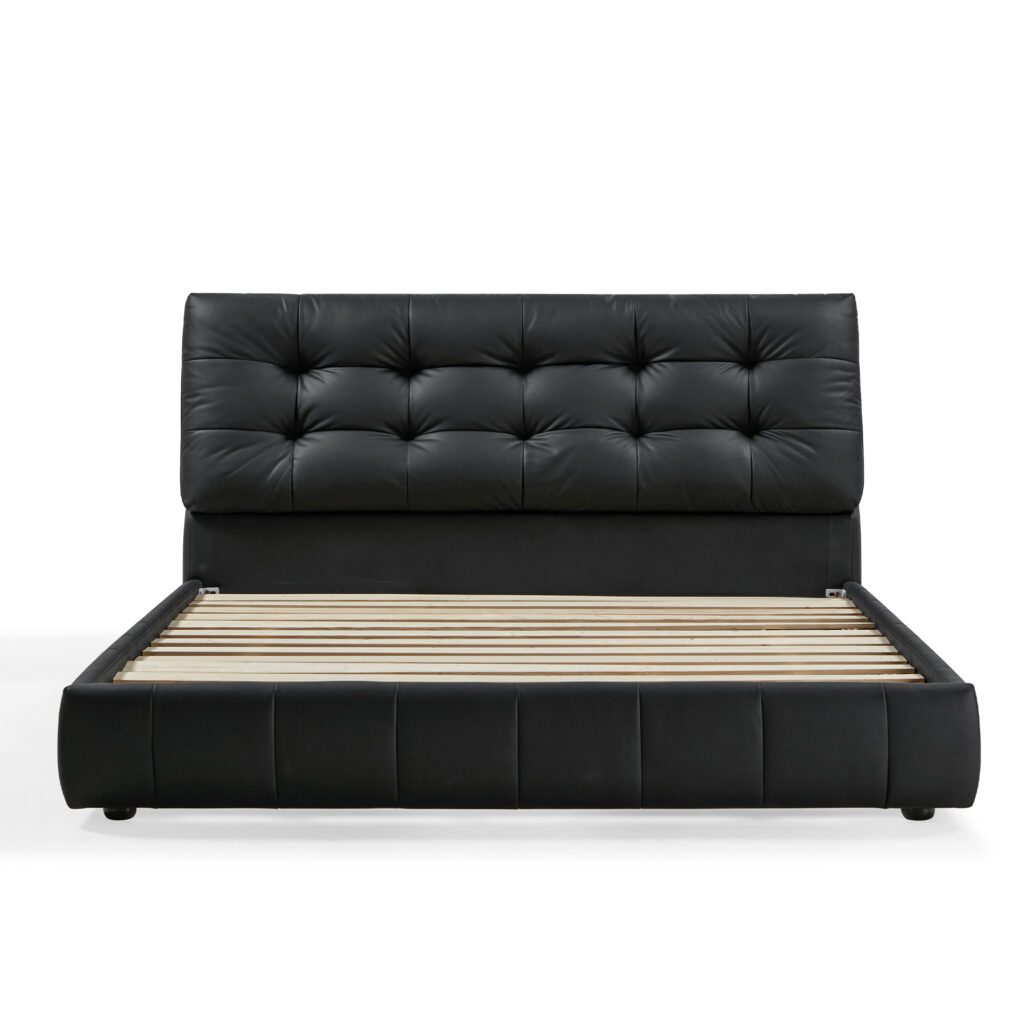 Dafina Faux Leather Bed Frame