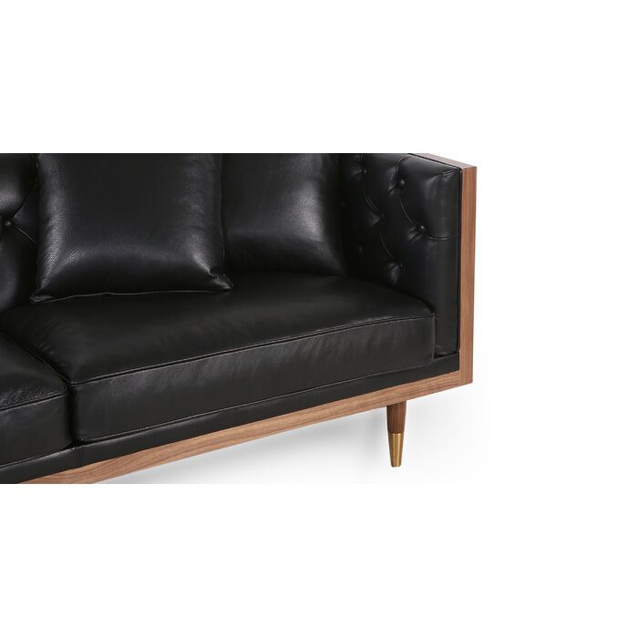Lennox 2-Piece Leather Chaise Sectional