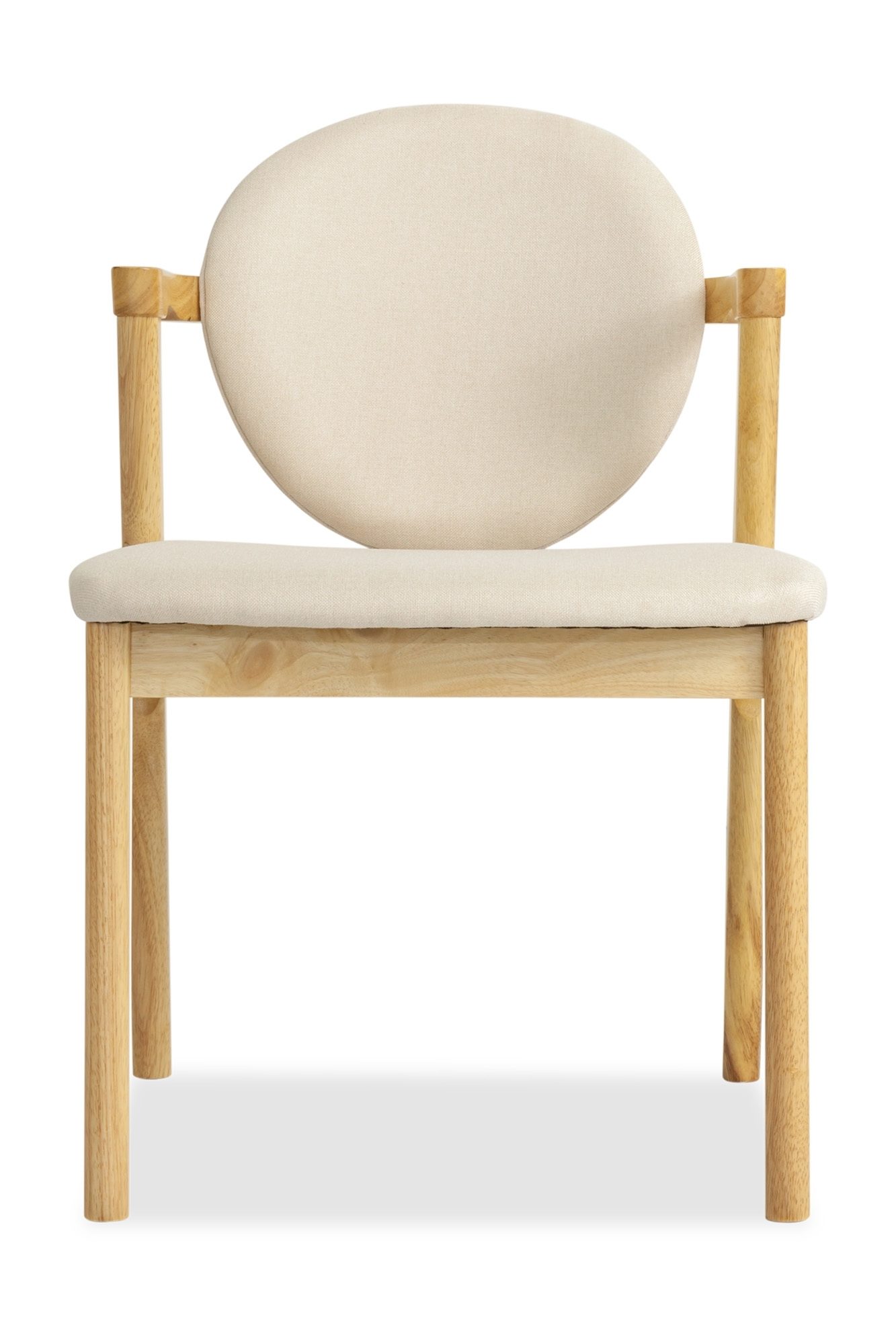Ronny 4-Seater Dining Set – Natural (1 Table + 4 Chairs)