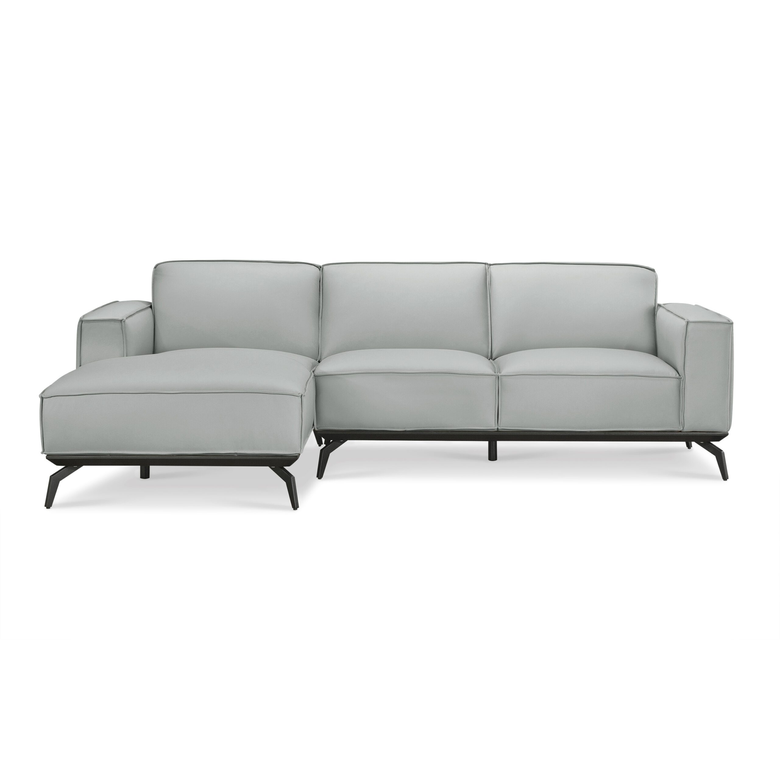 Mateus Full Leather L-Shape Sofa