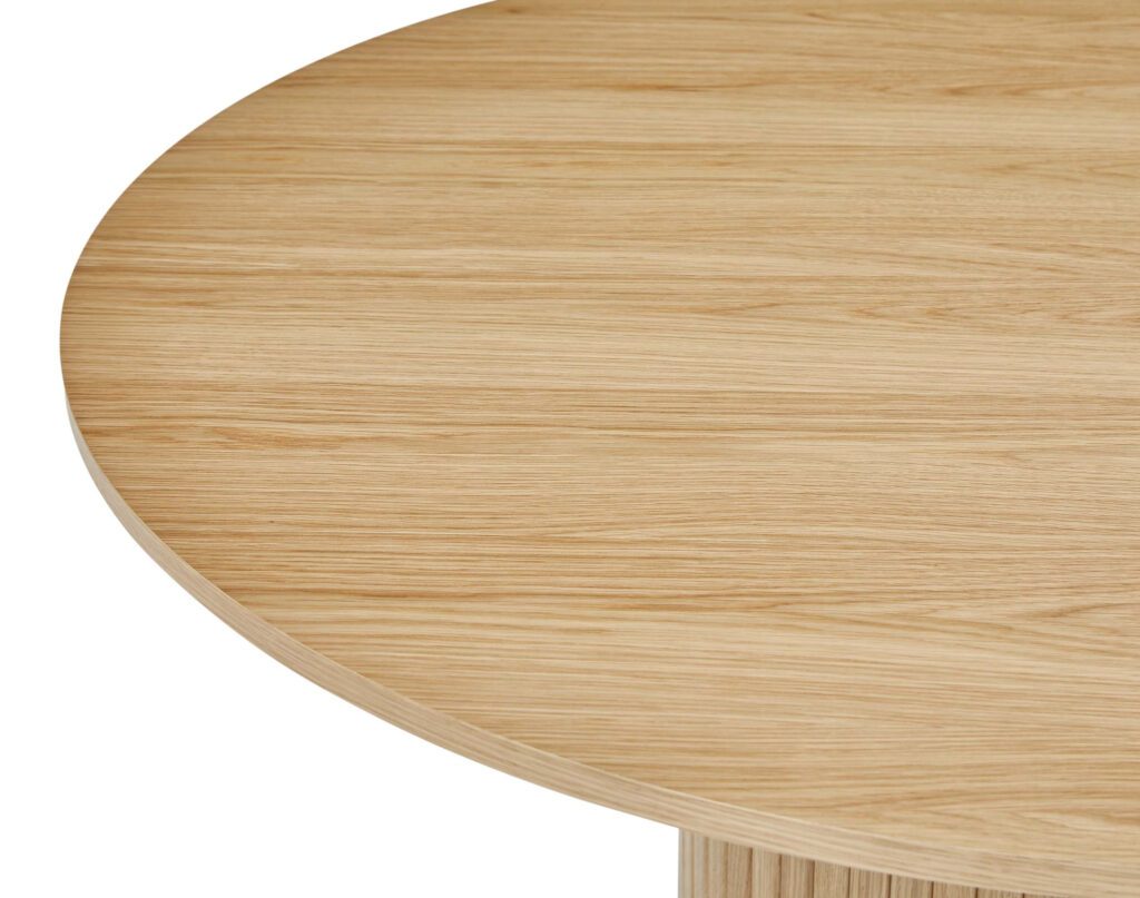 Caesar Round Dining Table – Walnut or Oak Finish