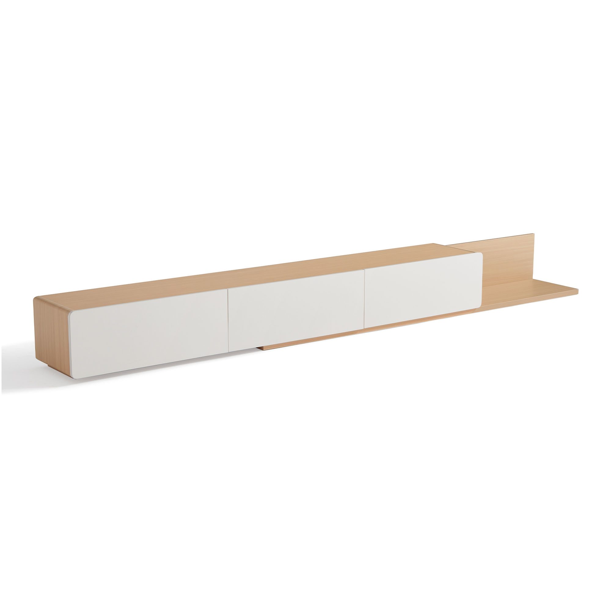 Ayelin Extendable TV Console with Drawers