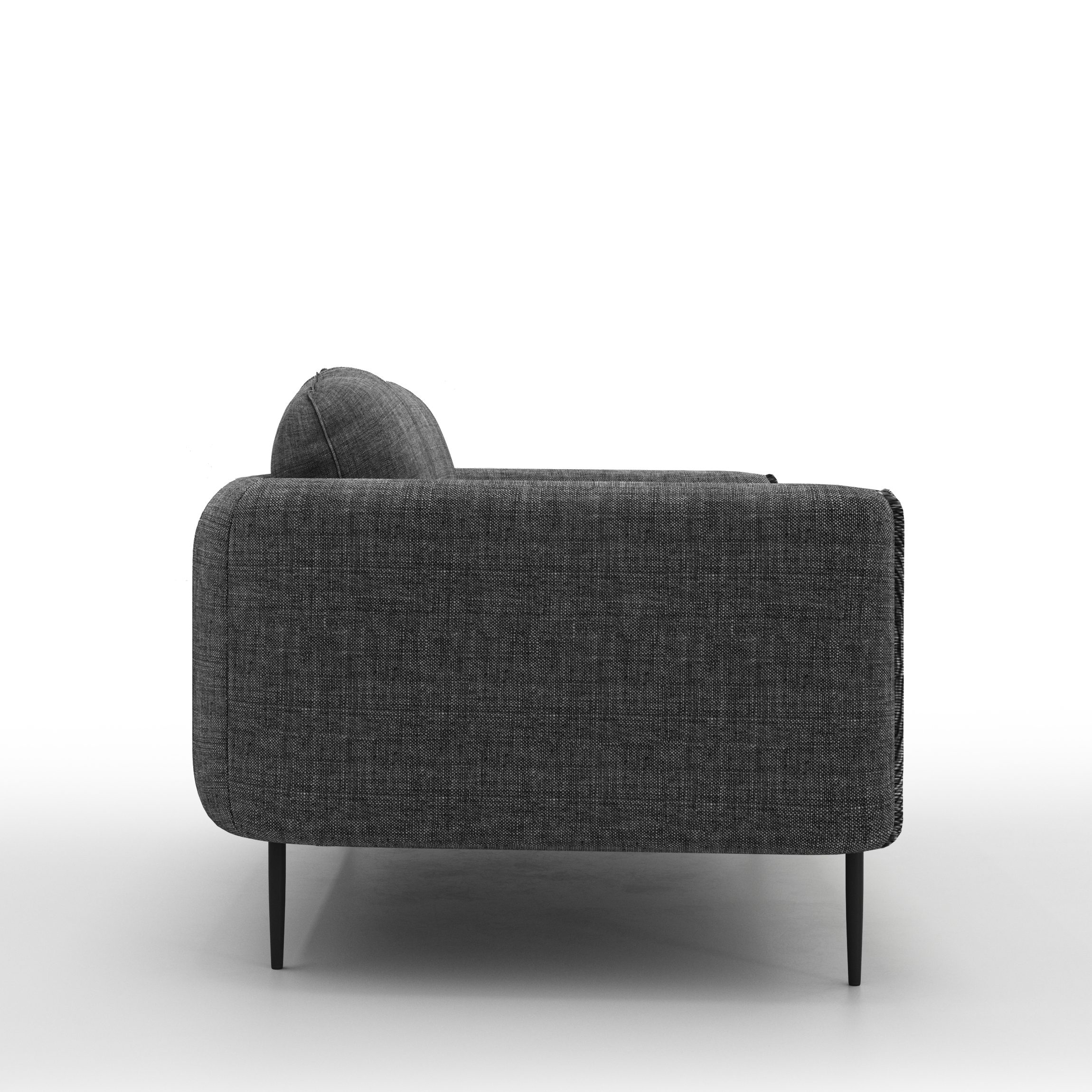 Waleis 2-Seater Sofa (Dark Grey)