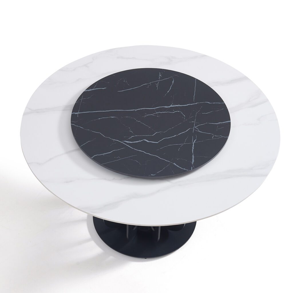 Preita 1.3M Round Sintered Stone Dining Table
