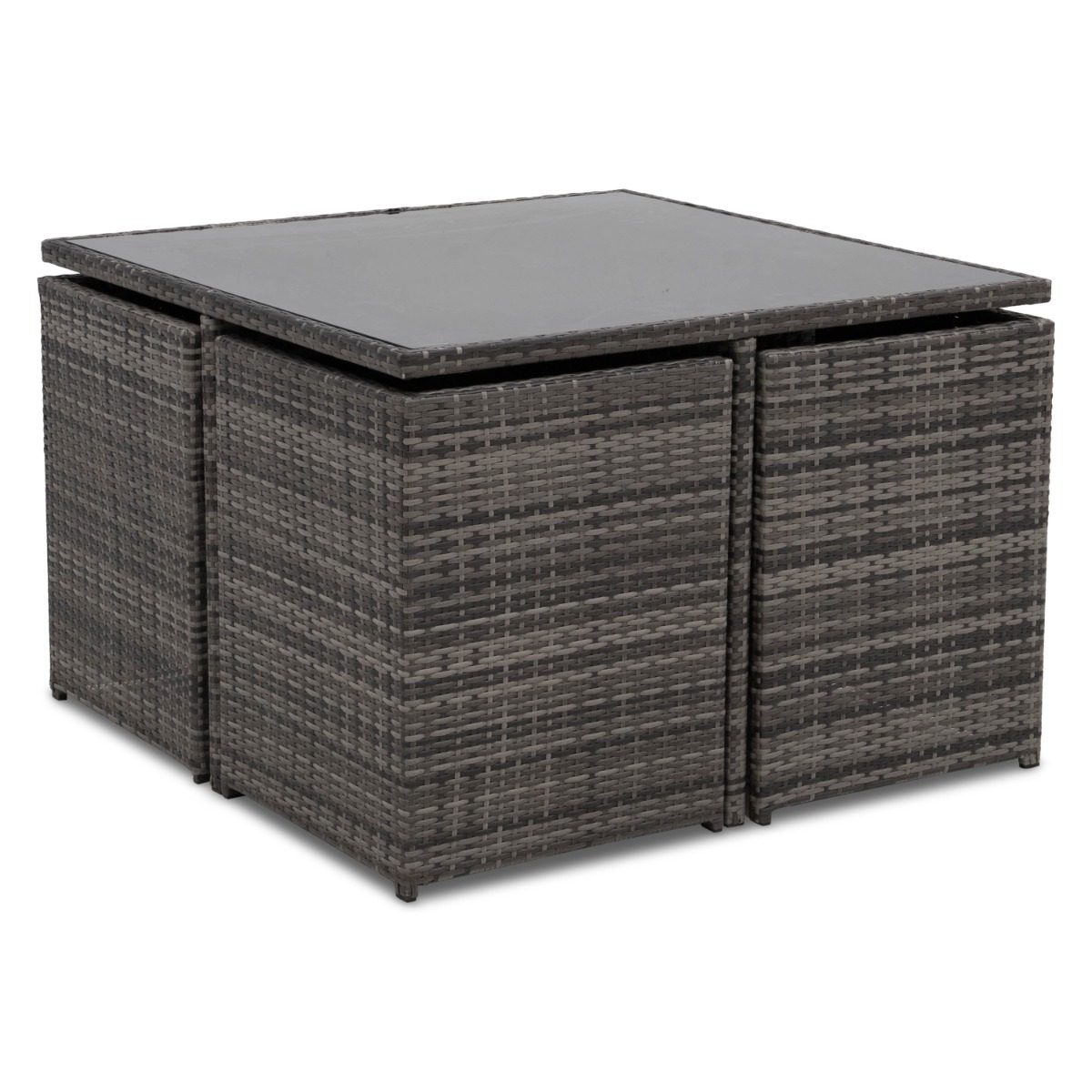 Amara 5-Piece Compact Rattan Dining Set