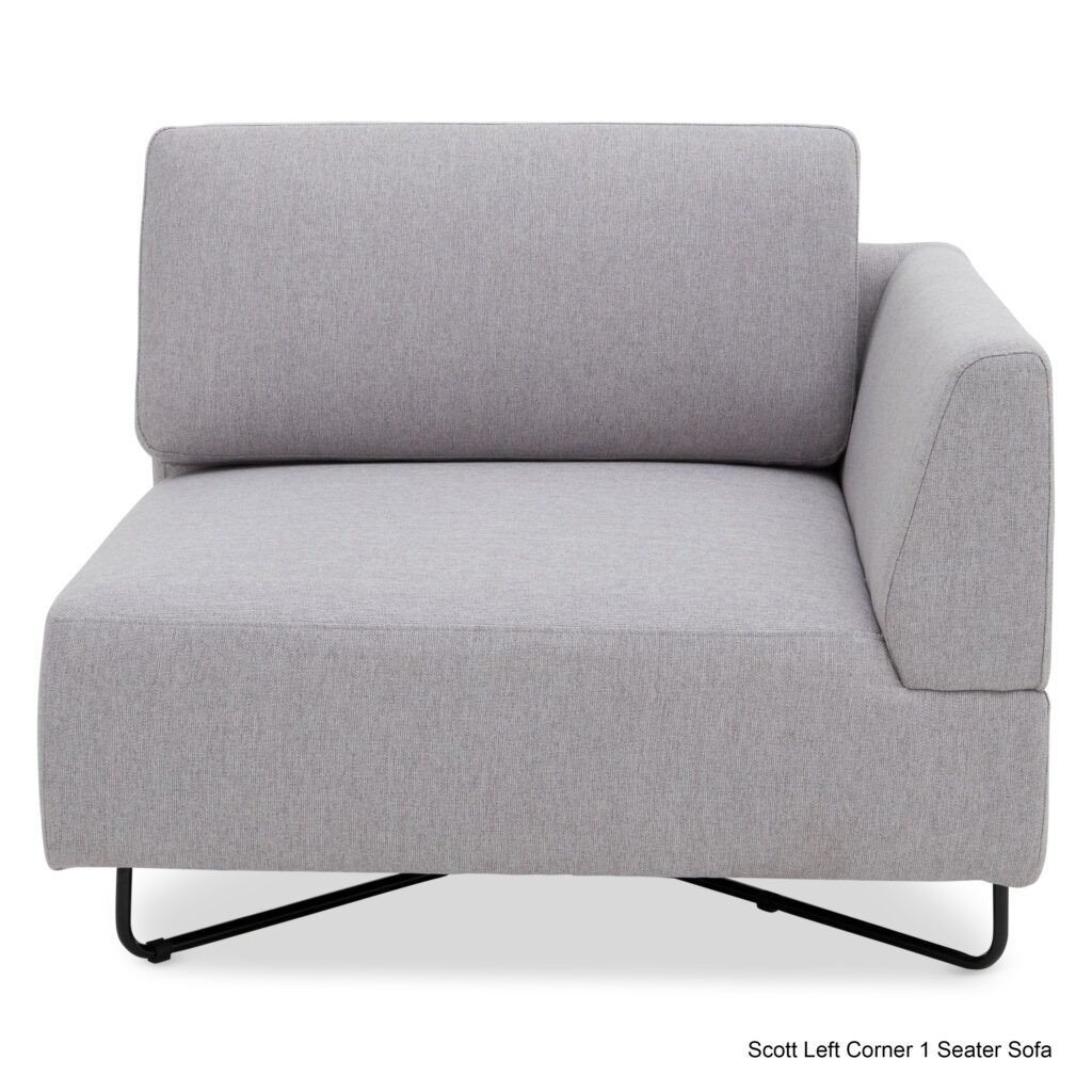 Scott 2-Seater Modular Sofa (Light Grey)