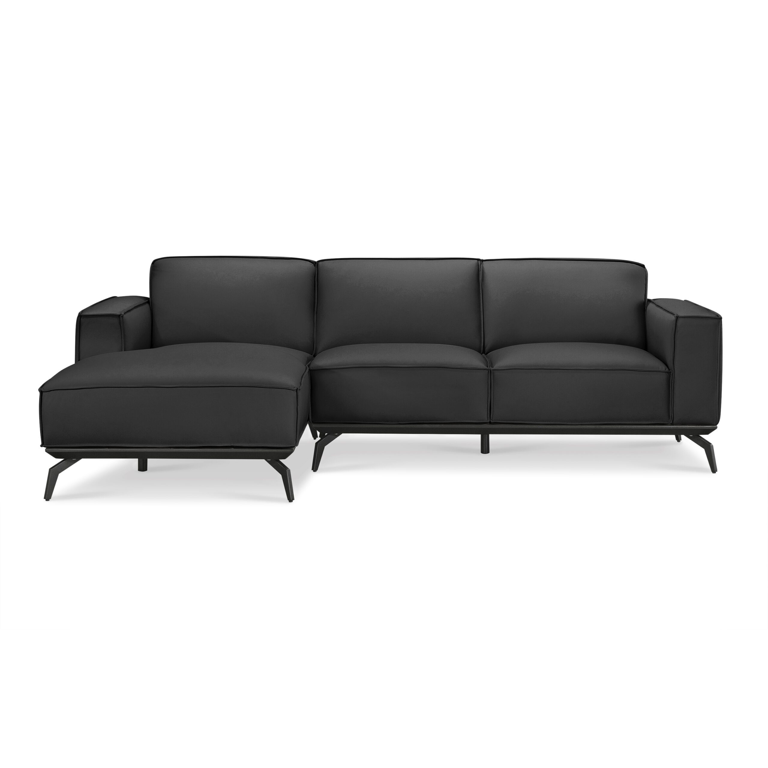 Mateus Full Leather L-Shape Sofa