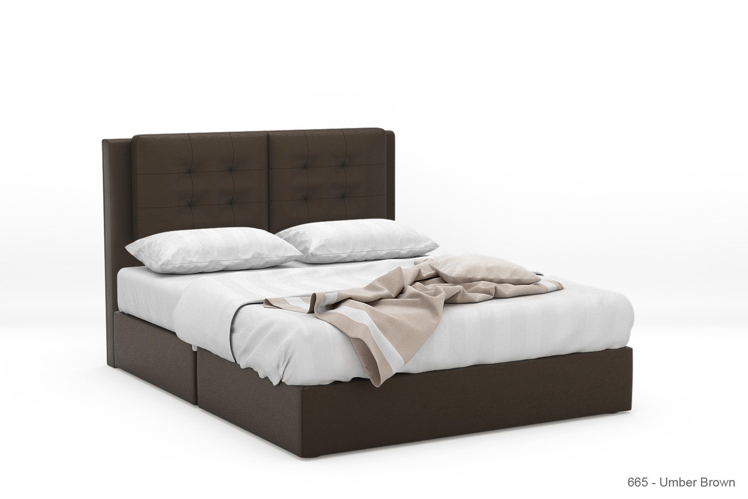 Ontonix Faux Leather Bed Frame