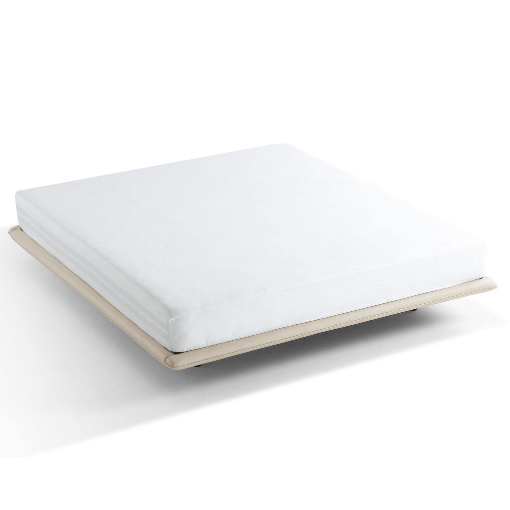 Lawton Faux Leather Divan Bed Frame with 2 Free Pedestals