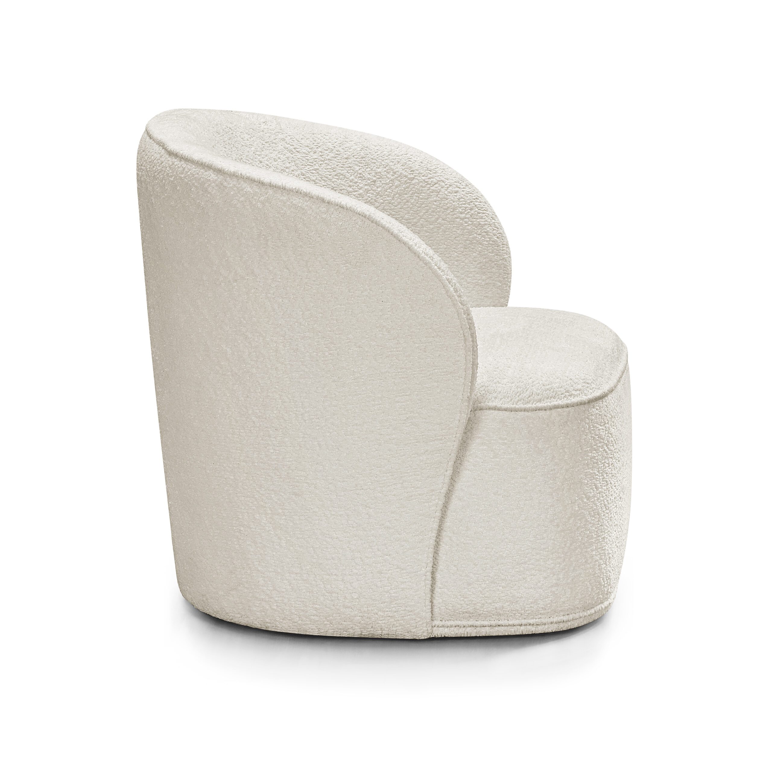 Delanna Boucle Fabric Lounge Chair