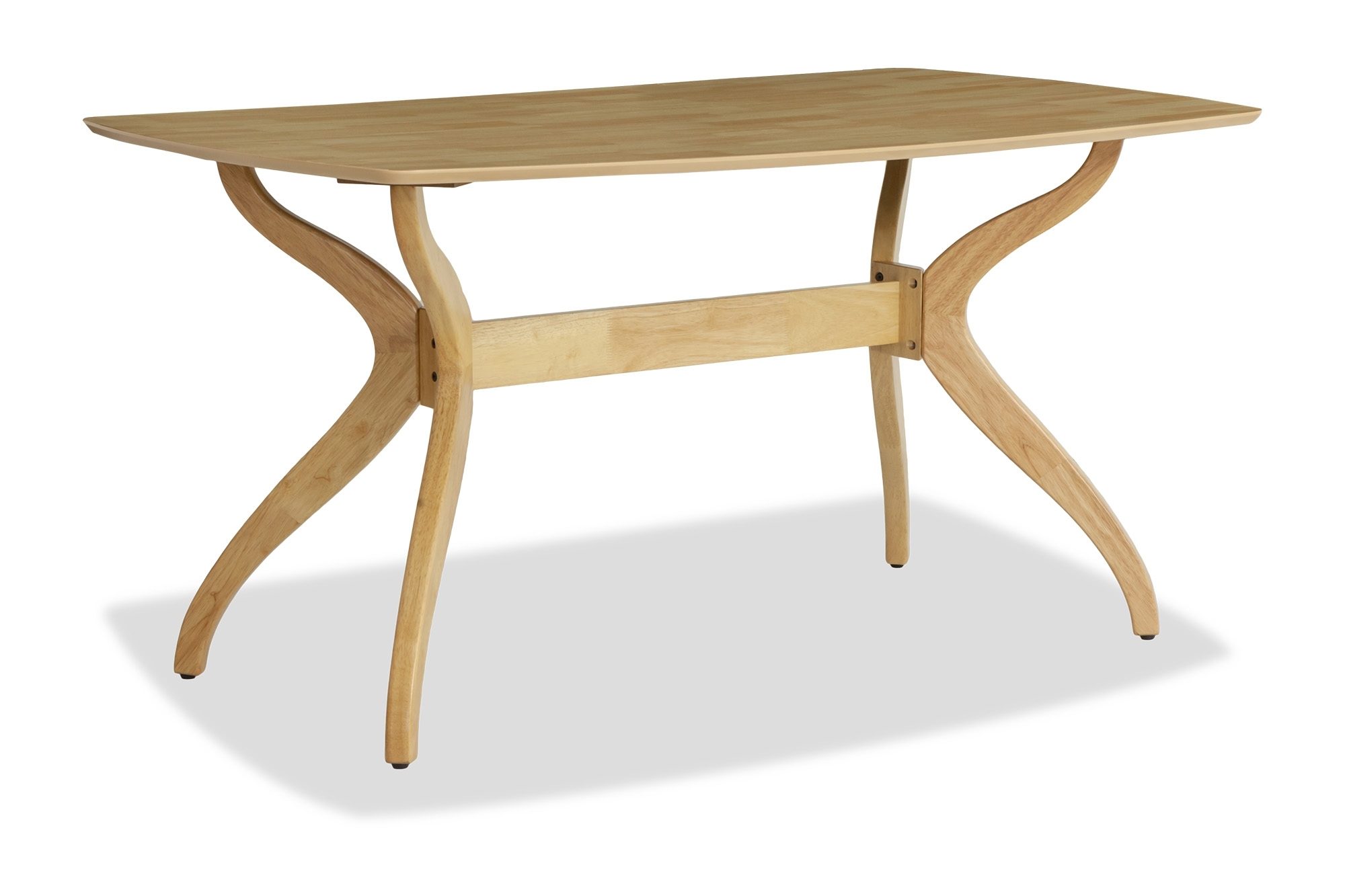 Ronny 4-Seater Dining Set – Natural (1 Table + 4 Chairs)