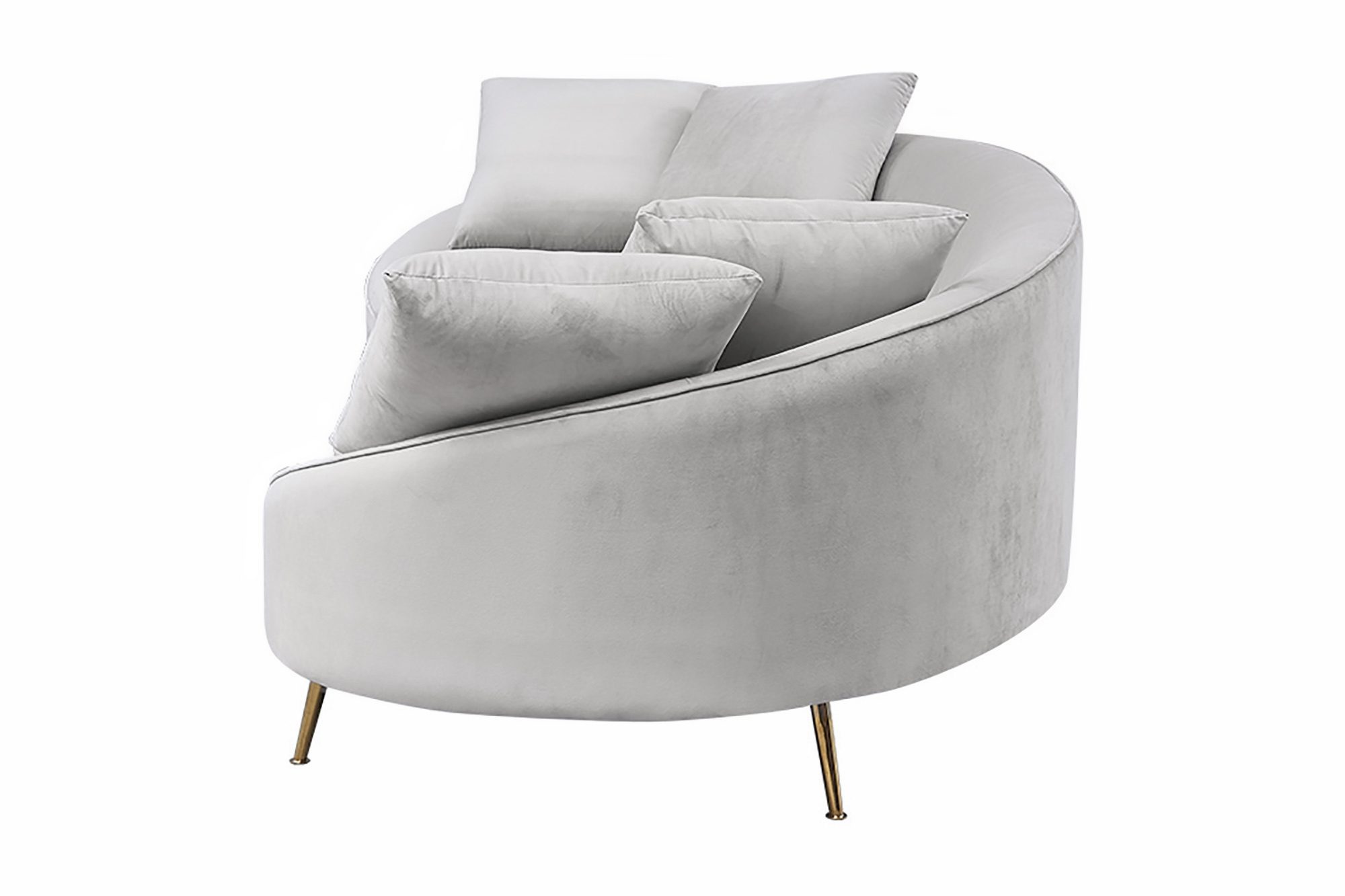 Svelte 4-Seater Sofa (Light Grey)