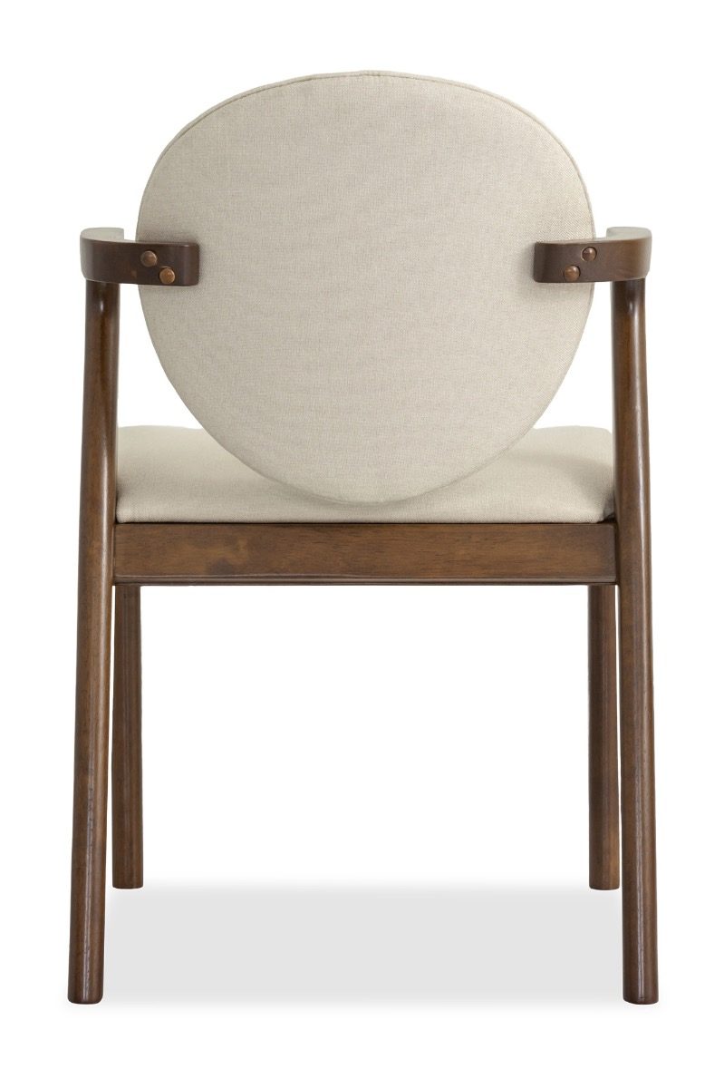 Ronny Arm Dining Chair – Walnut