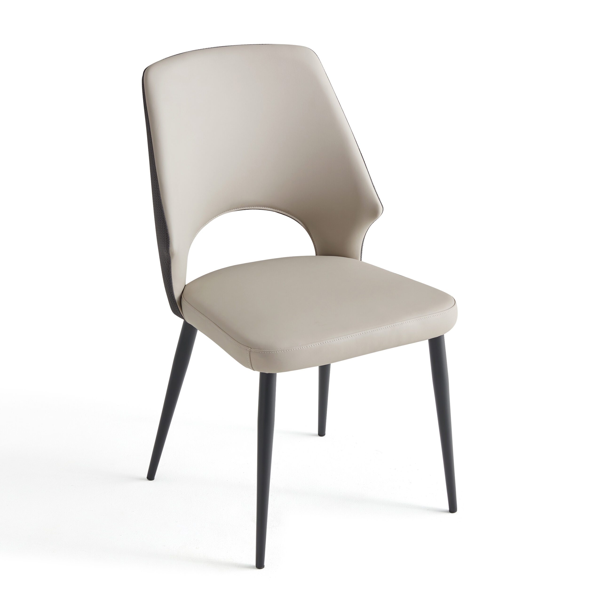 Patxi Faux Leather Dining Chair – Light Grey