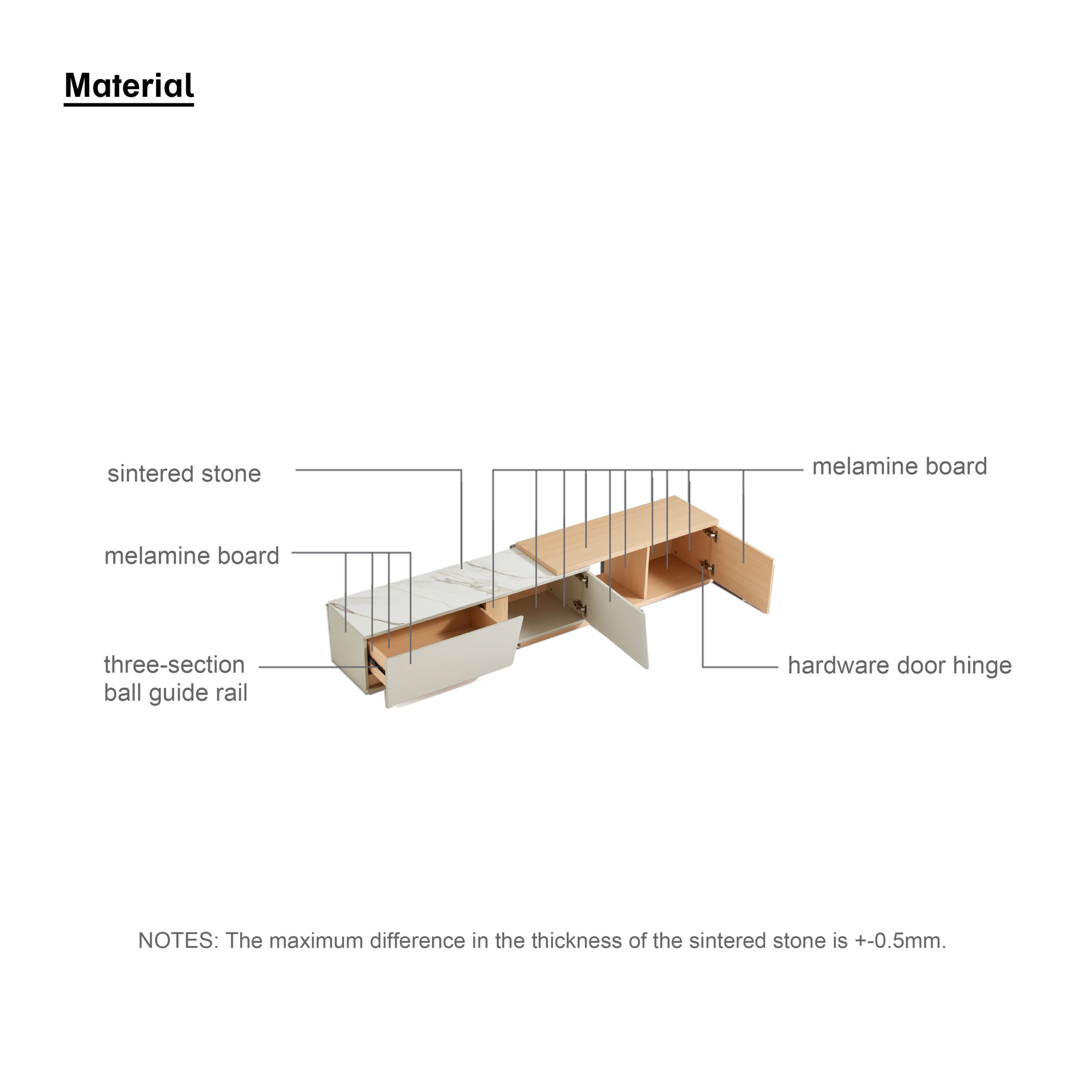 Asthore Extendable TV Console