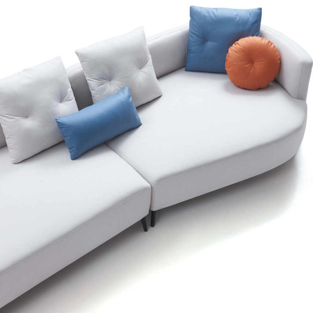Westbroc 4-Seater Chaise Sofa – Off White (Left Chaise)