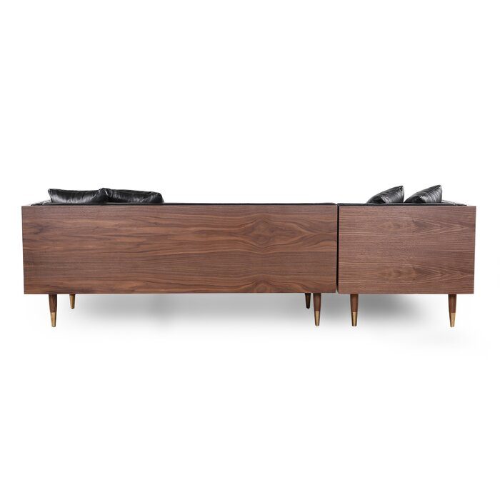 Lennox 2-Piece Leather Chaise Sectional