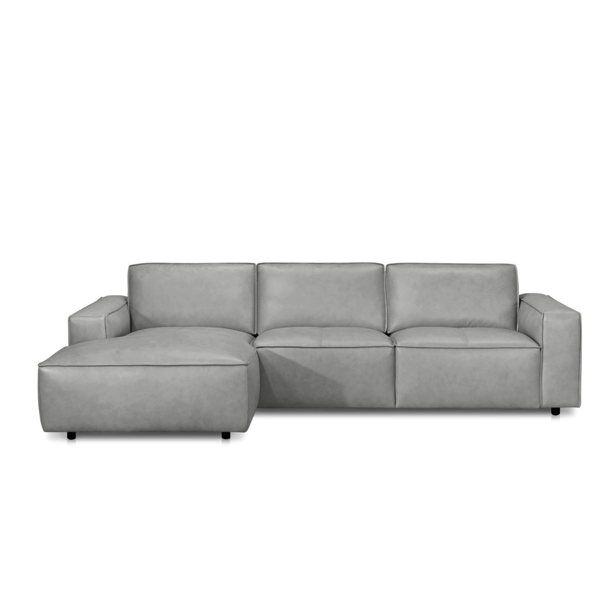 Zalmir L-Shape Full Leather Sofa